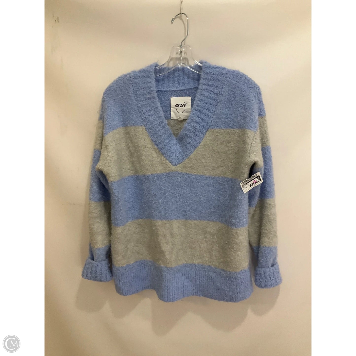 Sweater By Aerie In Blue & Grey, Size: Xs