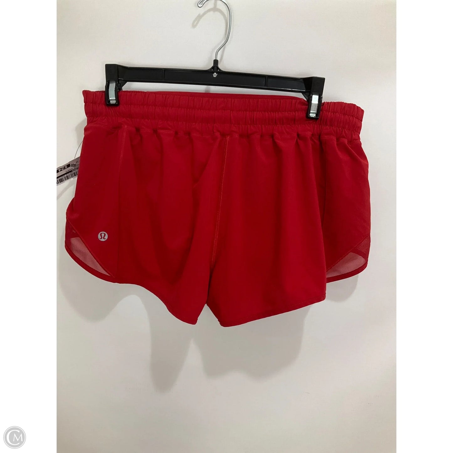 Athletic Shorts By Lululemon In Orange, Size: 10