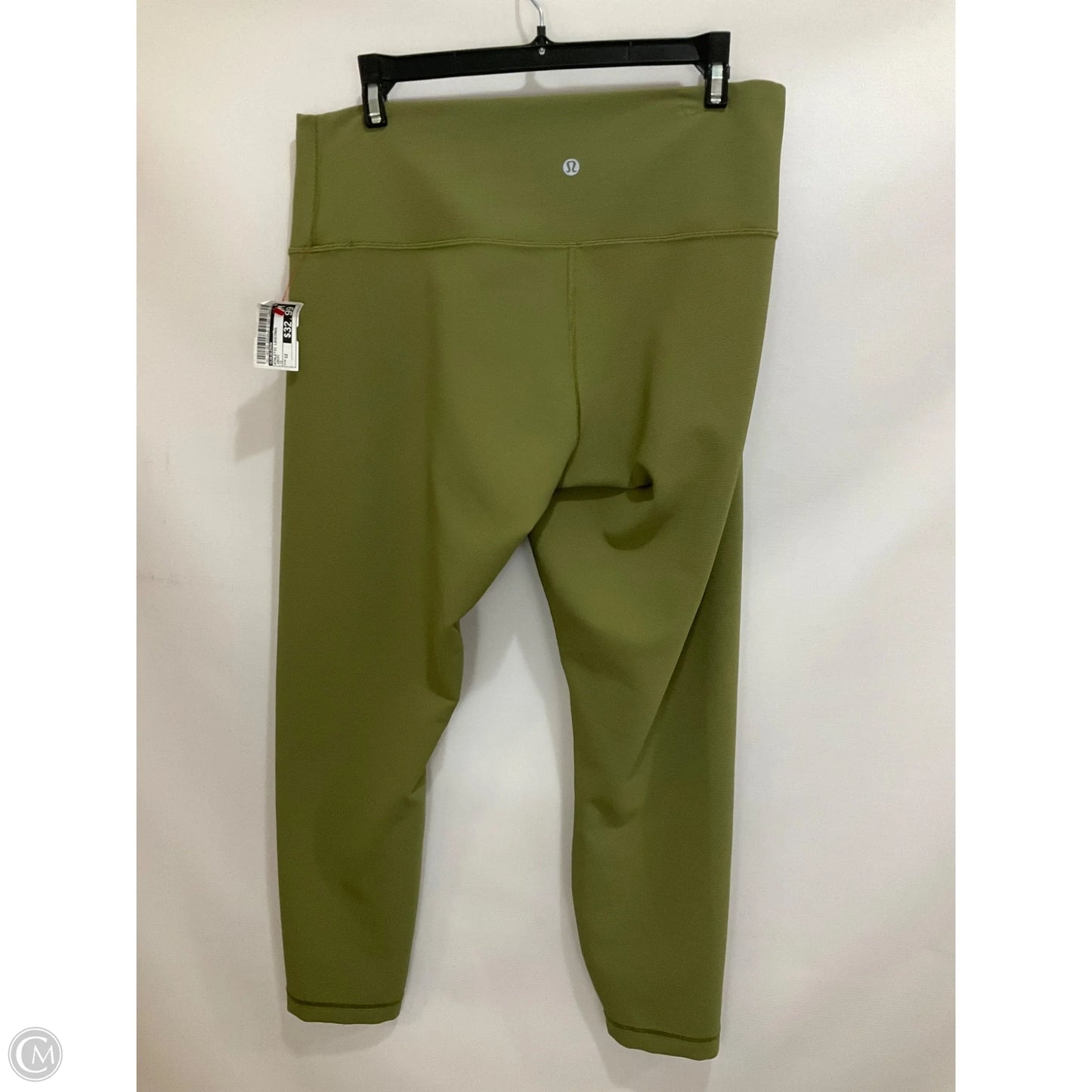 Athletic Leggings By Lululemon In Green, Size: 12