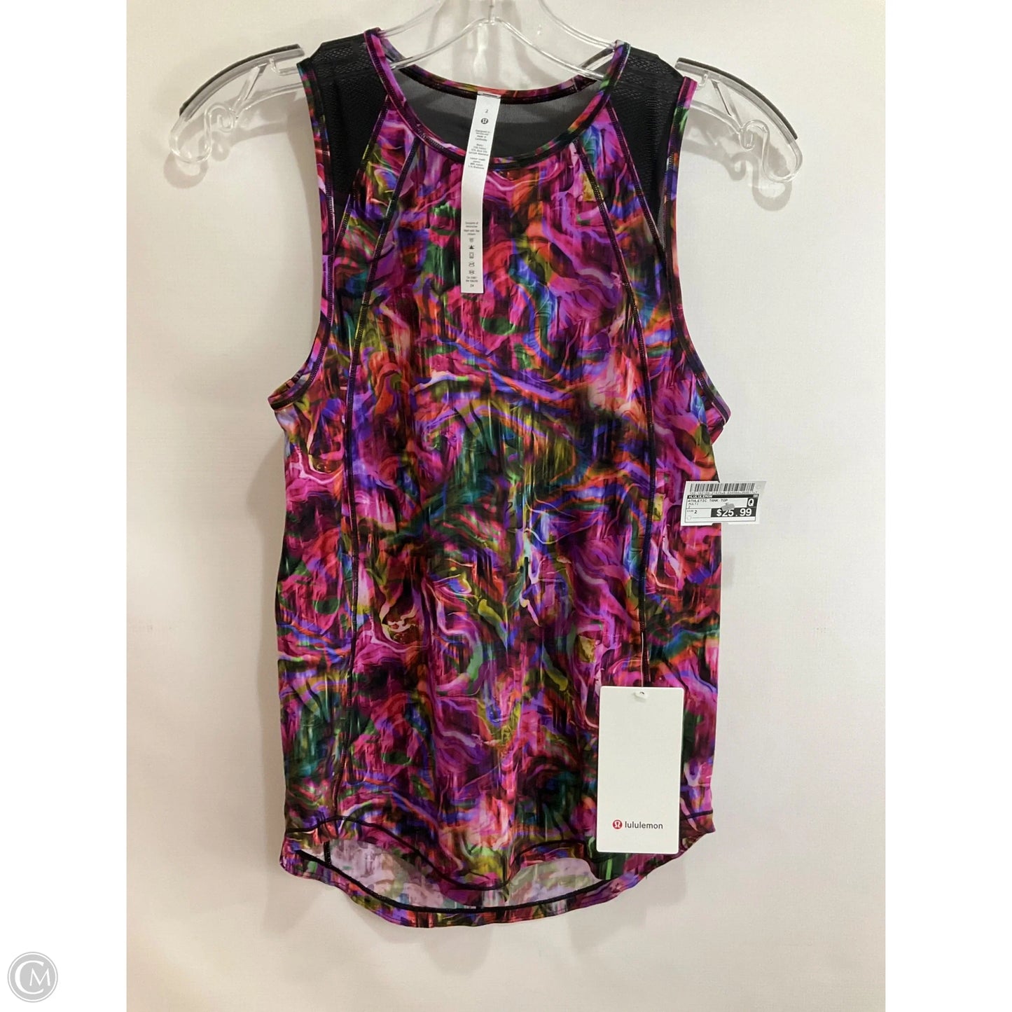 Athletic Tank Top By Lululemon In Multi-colored, Size: 2