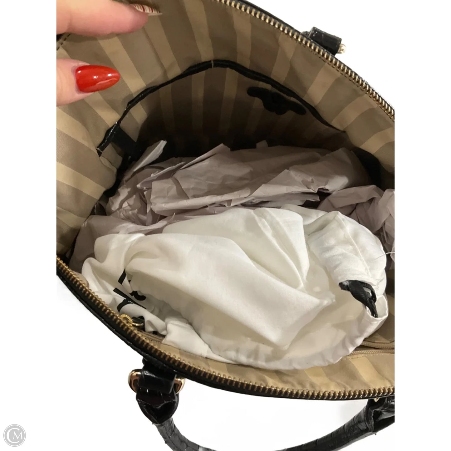 Handbag Designer By Brahmin, Size: Medium