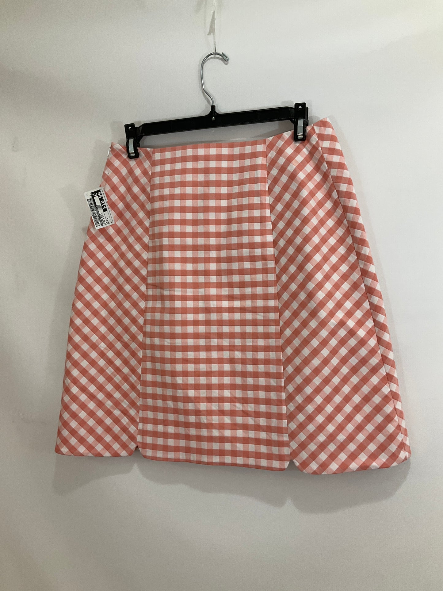 Pink & White Skirt Midi Brooks Brothers, Size 2