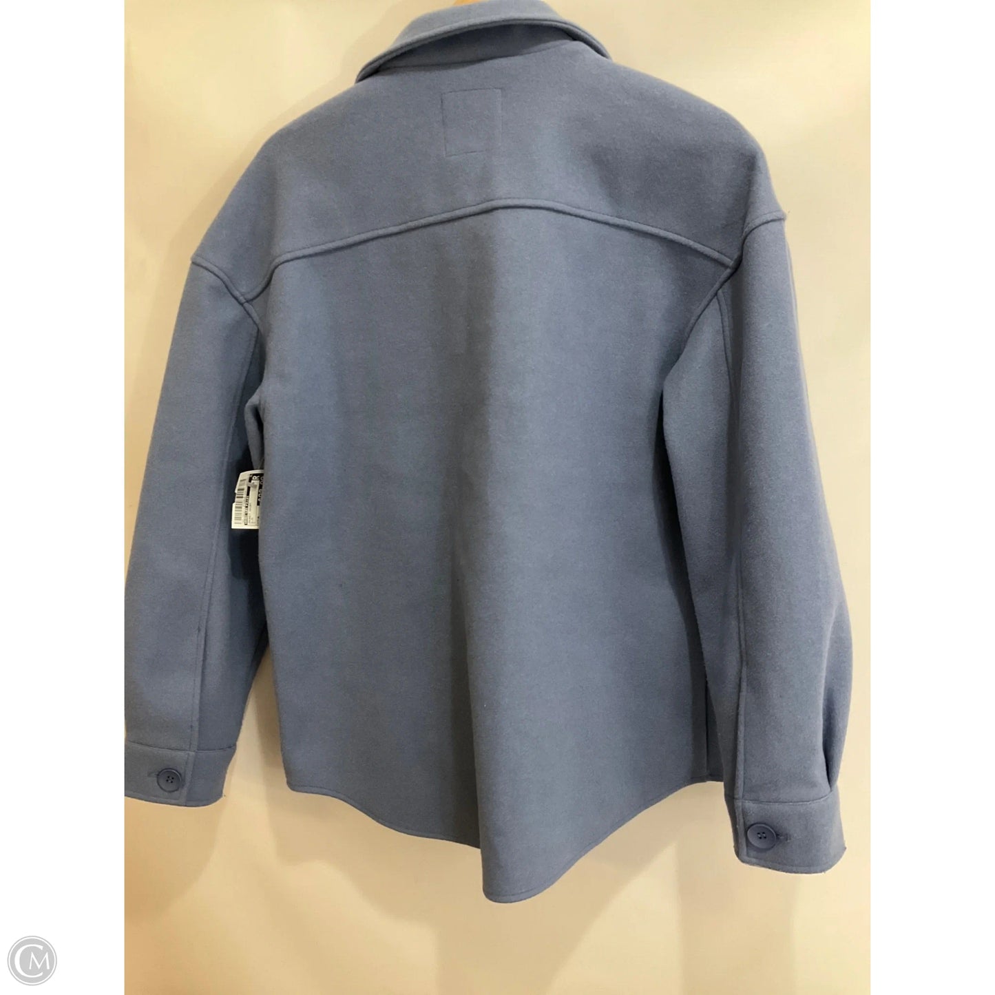 Jacket Shirt By Avec Les Filles In Blue, Size: M