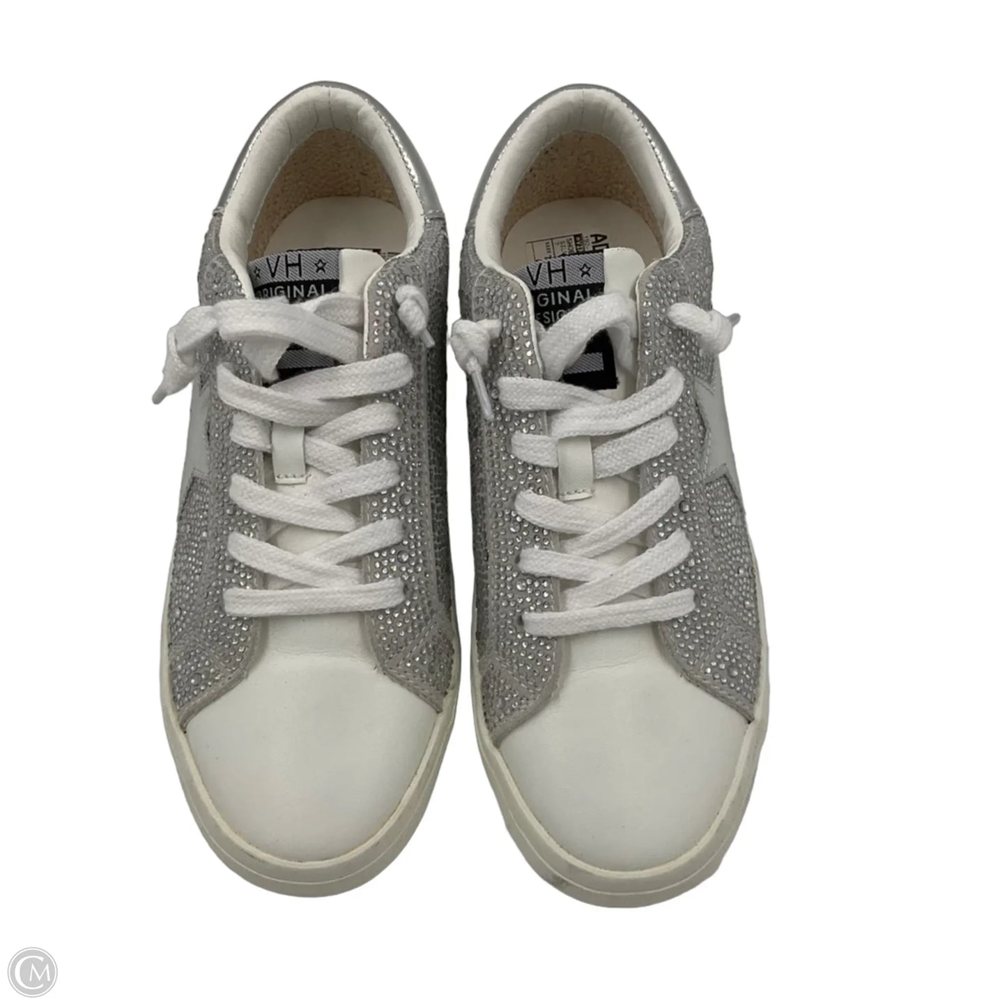 Shoes Sneakers By Vintage Havana In Silver, Size: 7