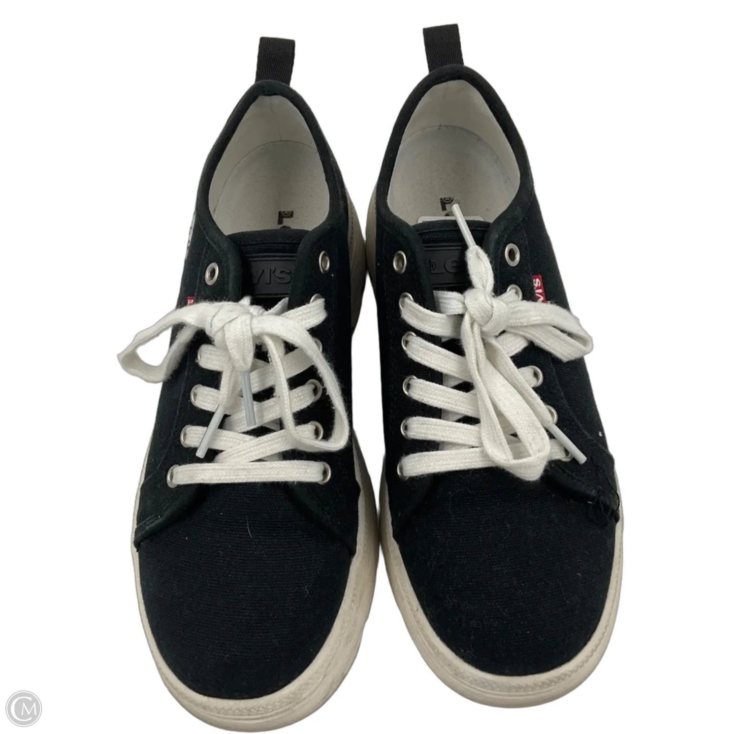 Shoes Sneakers By Levis In Black, Size: 7