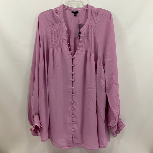 Blouse Long Sleeve By Torrid  Size: 4
