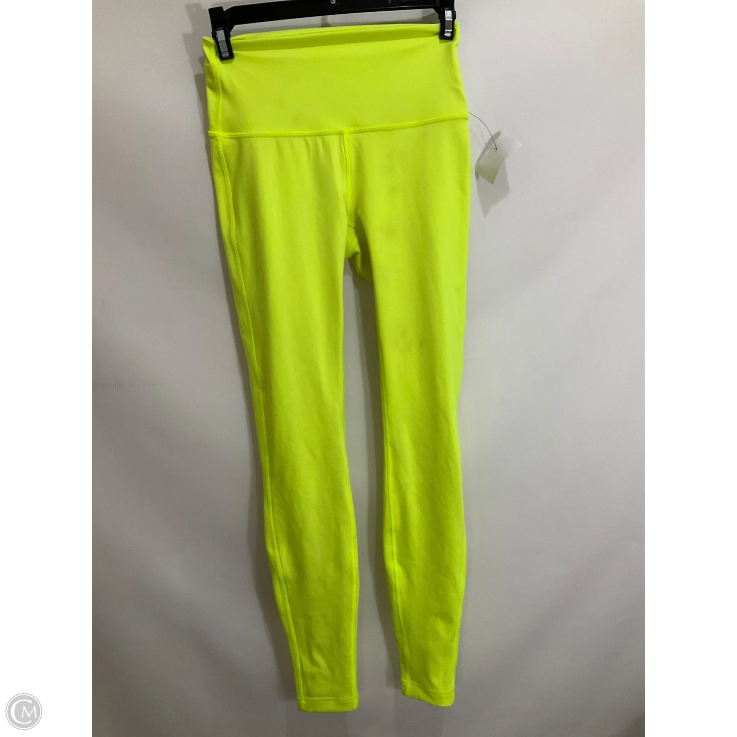 Athletic Leggings By Lululemon In Yellow, Size: 4
