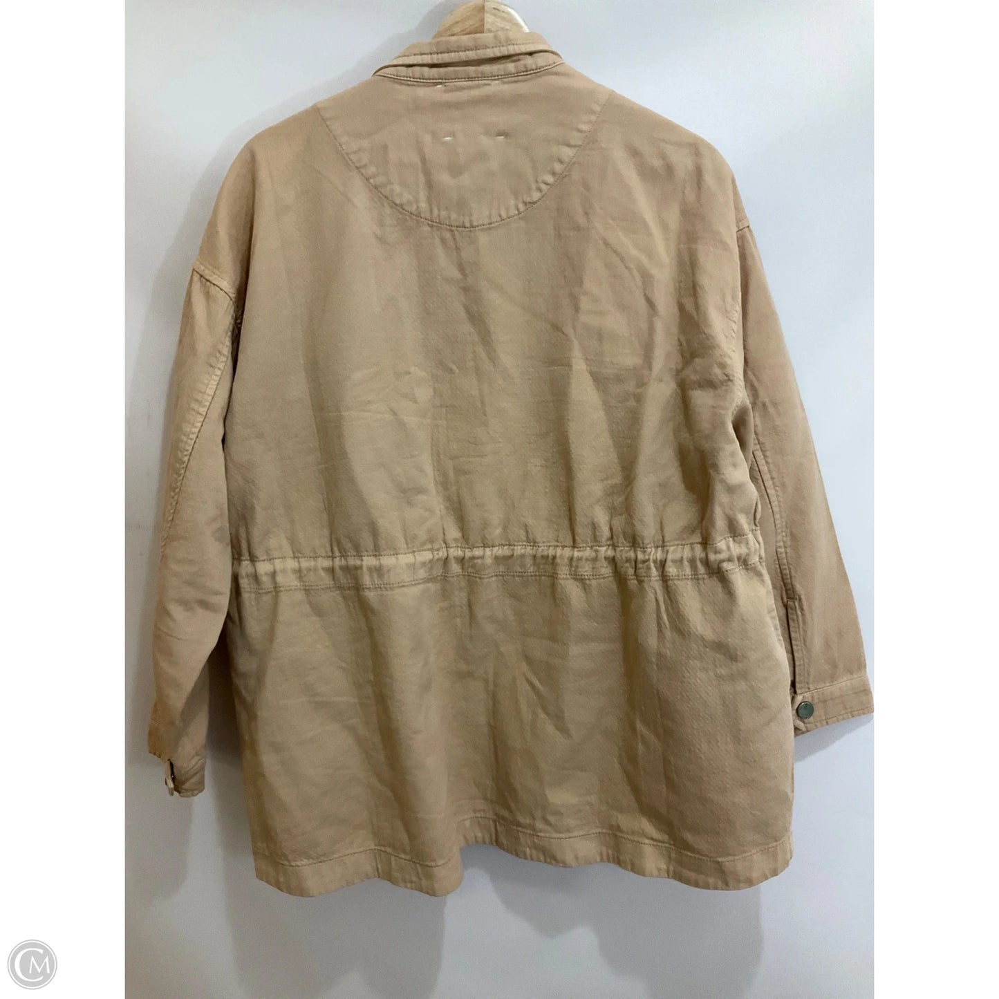 Jacket Denim By Habitual In Tan, Size: M