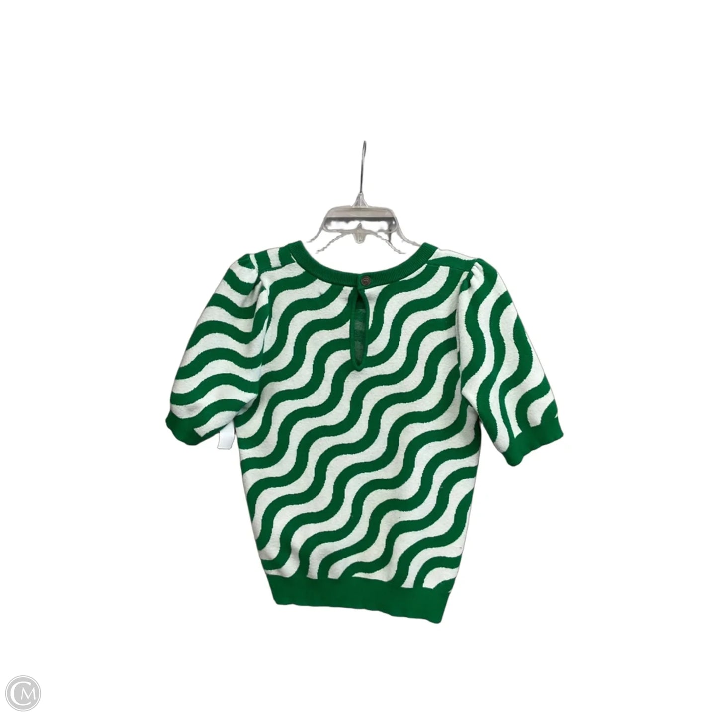 Sweater Short Sleeve By Maeve In Green, Size: M