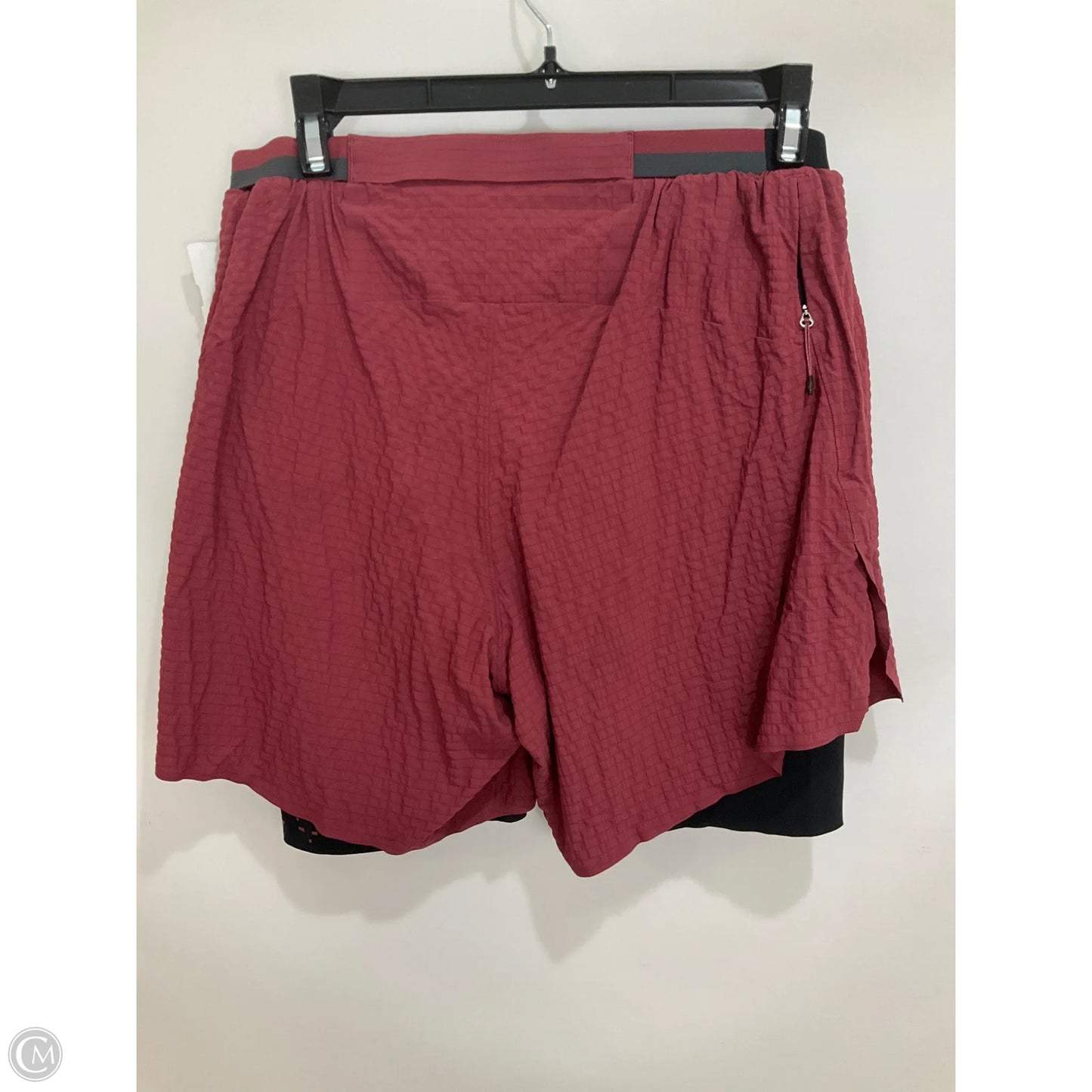 Athletic Shorts By Lululemon In Red, Size: 6
