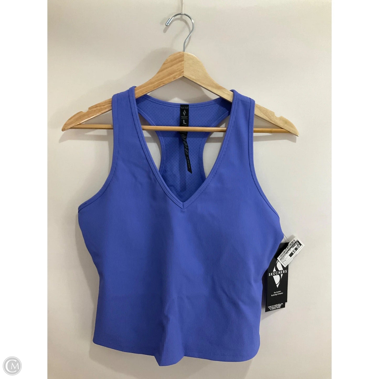 Athletic Tank Top By Skechers In Purple, Size: L