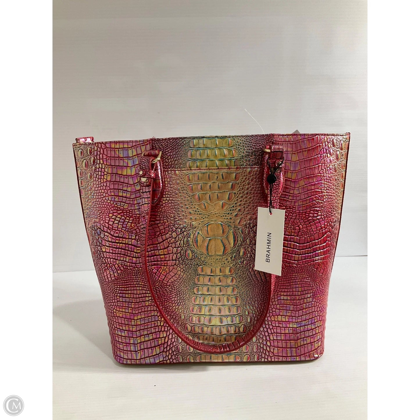 Handbag Designer By Brahmin, Size: Large