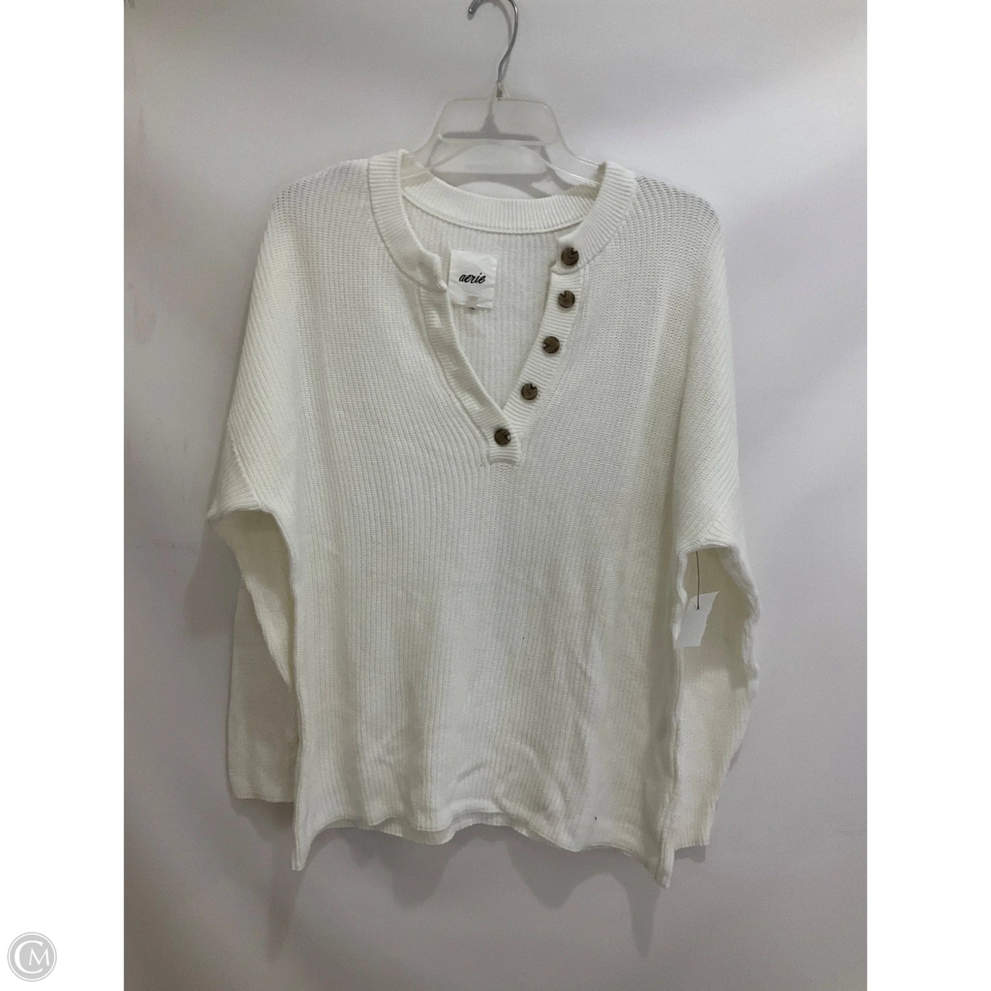 Sweater By Aerie In White, Size: M