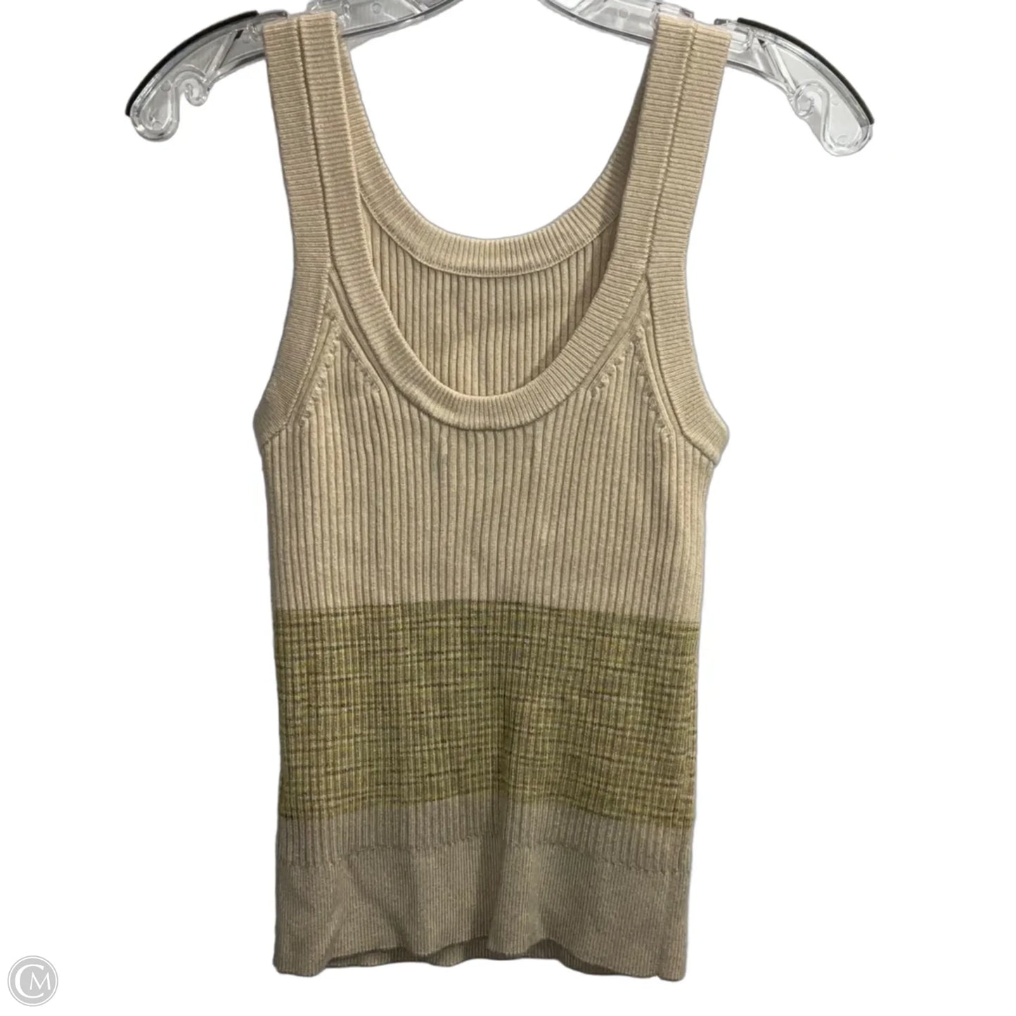 Top Sleeveless By Anthropologie In Tan, Size: Xs