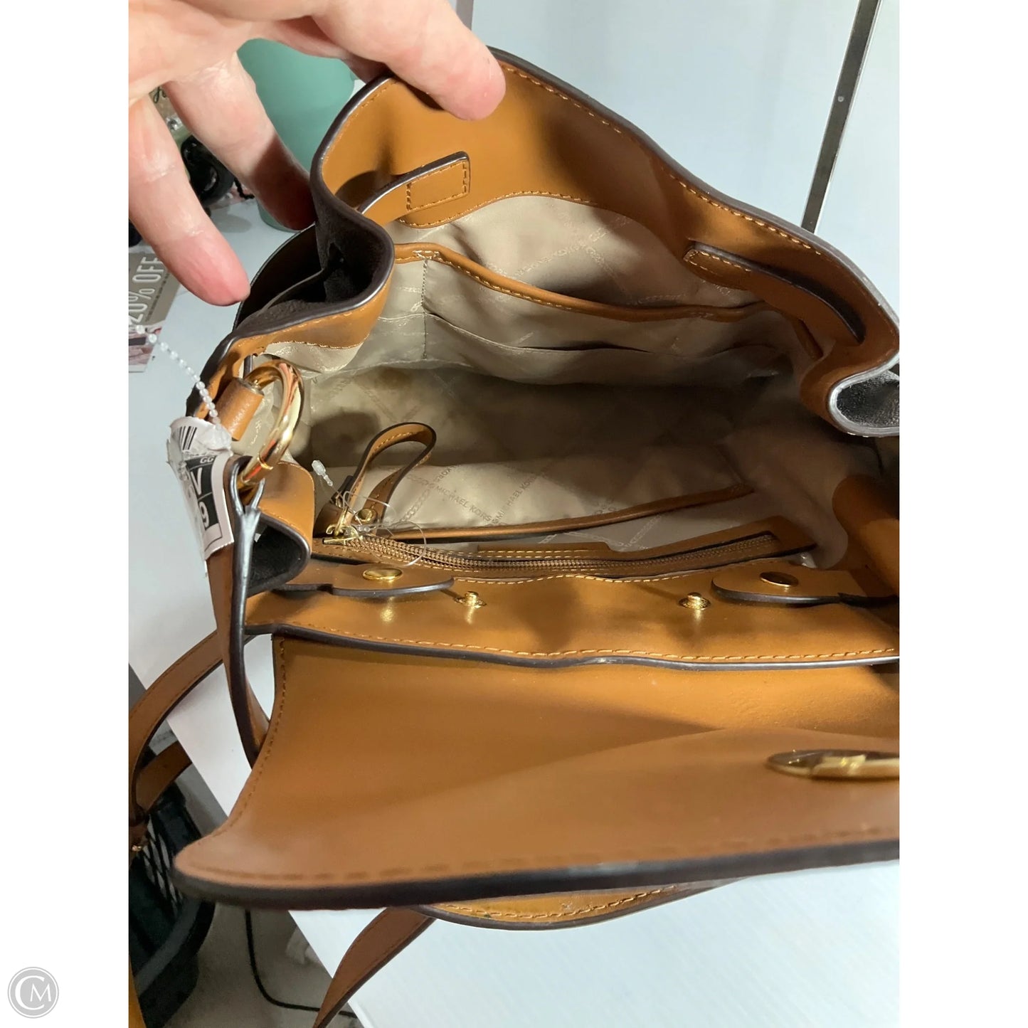 Backpack Designer By Michael Kors, Size: Medium