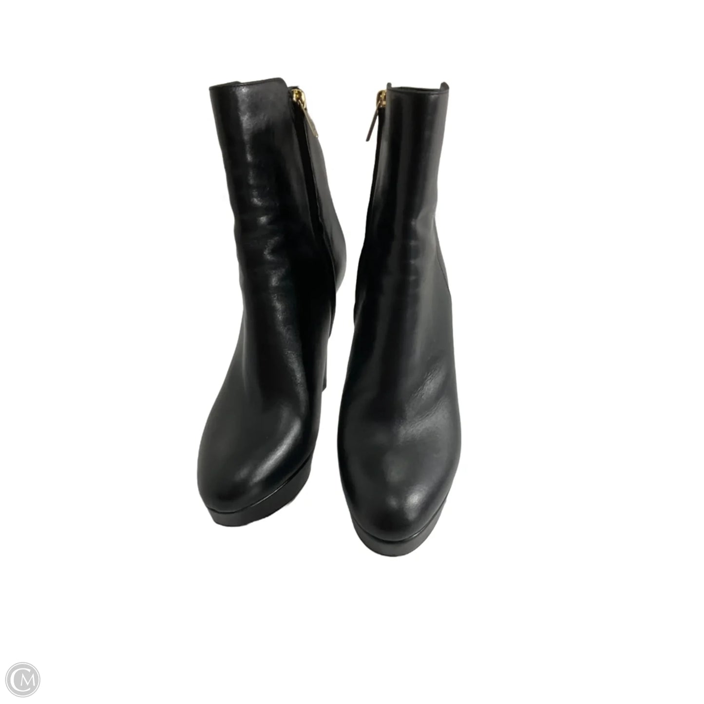Boots Luxury Designer By Jimmy Choo In Black, Size: 9.5