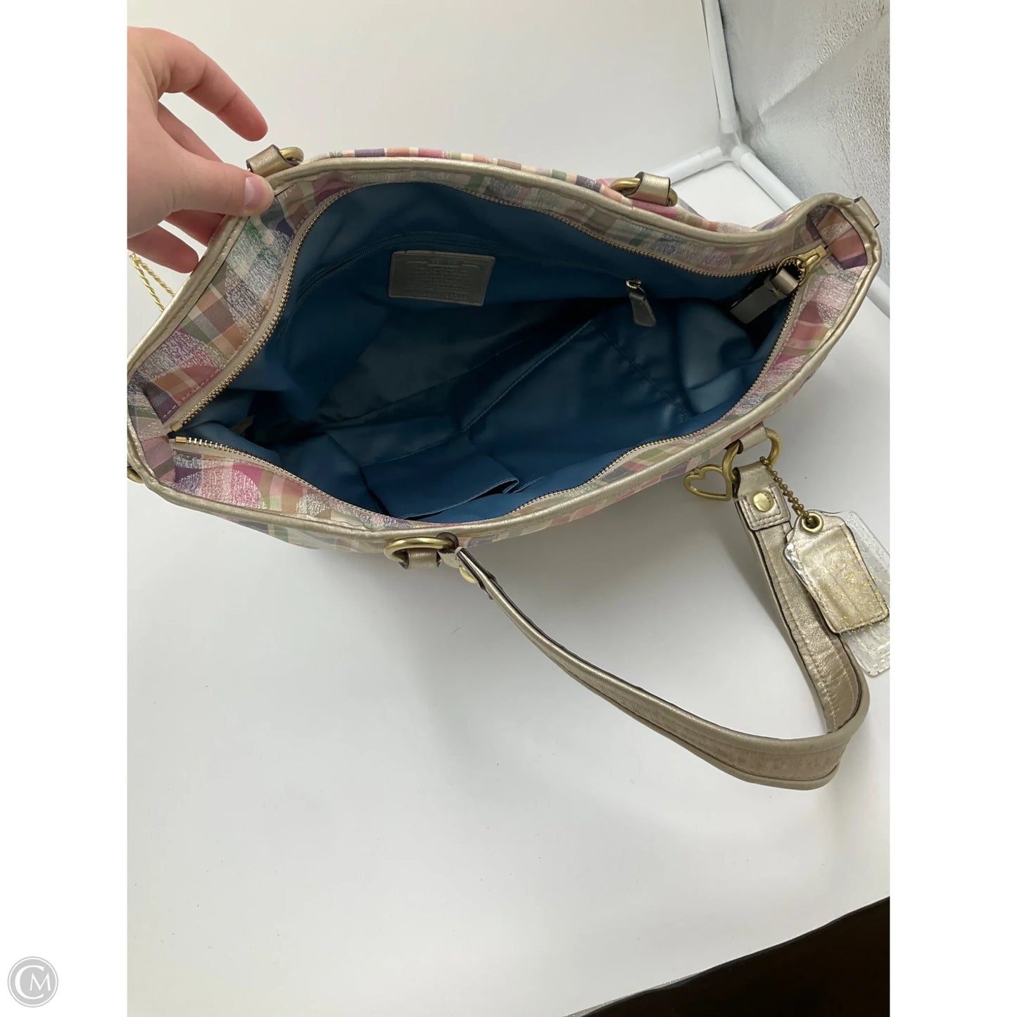 Handbag Designer By Coach, Size: Medium