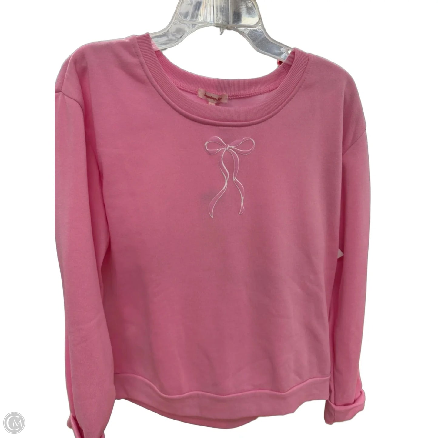 Sweatshirt Crewneck By Clothes Mentor In Pink, Size: Xl