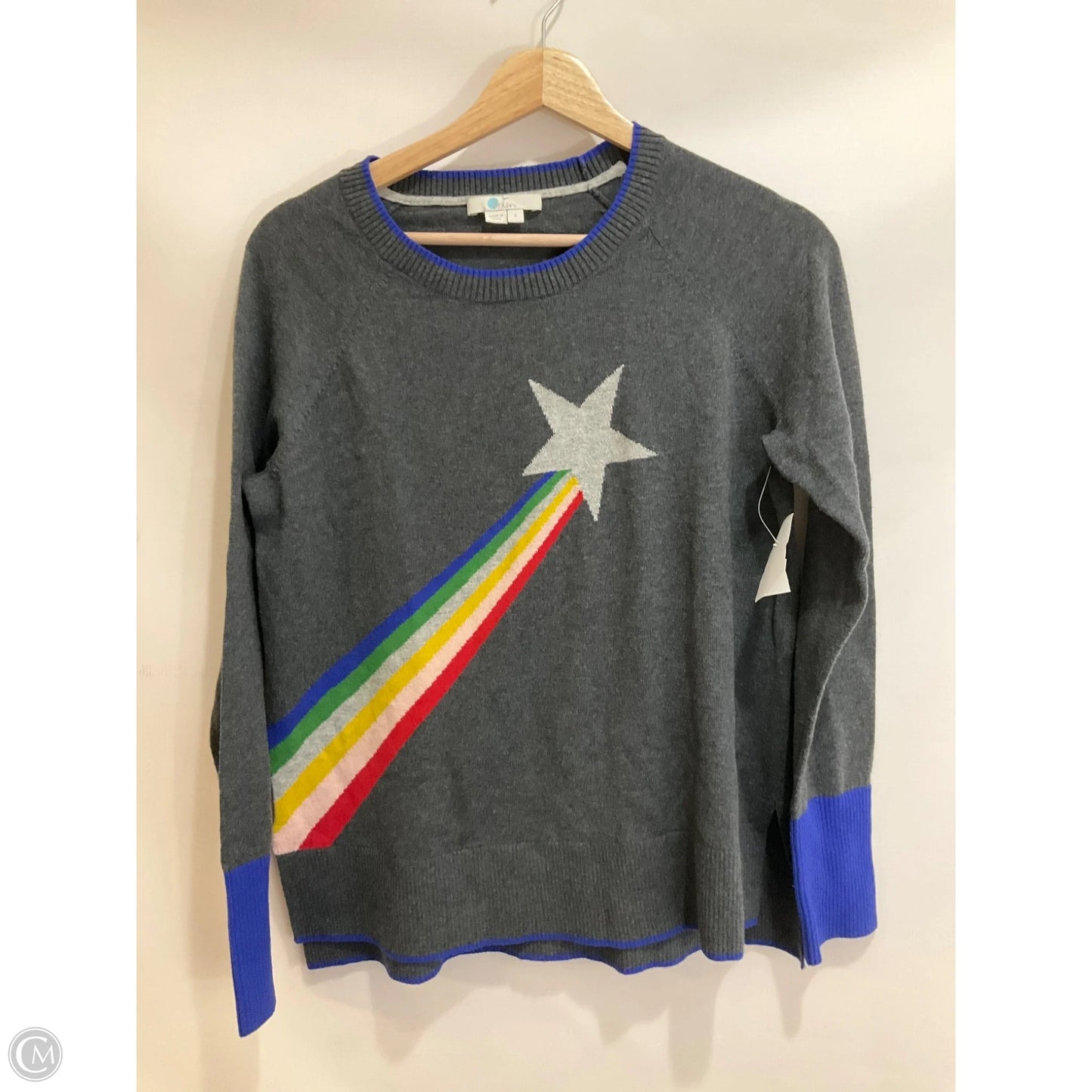 Sweater By Boden In Rainbow Print, Size: S