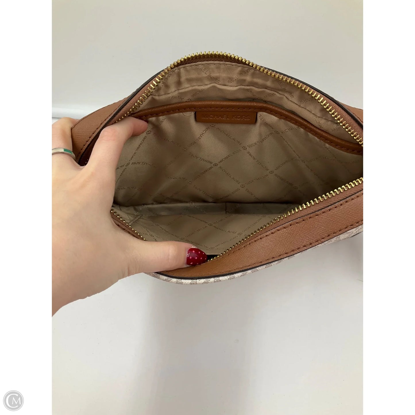 Diaper Bag Designer By Michael Kors, Size: Small