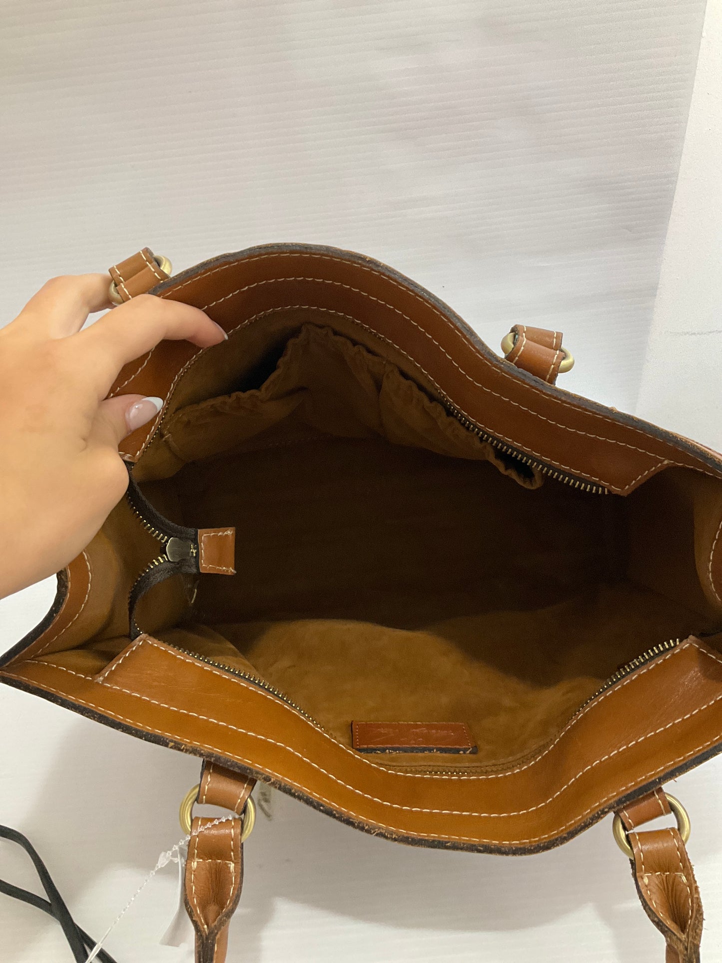 Handbag Designer By Patricia Nash In Brown, Size:Medium