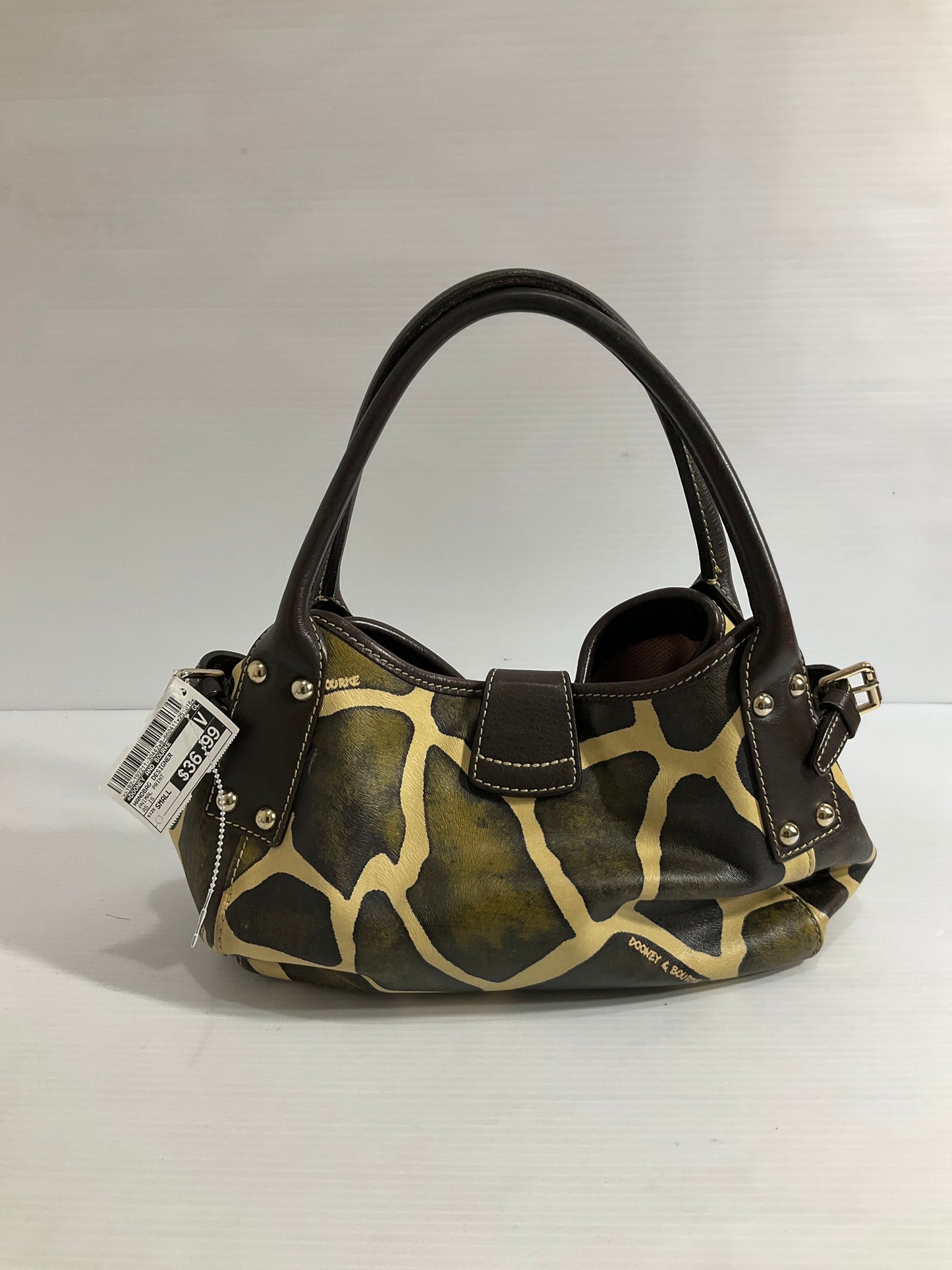 Handbag Designer By Dooney And Bourke In Animal Print, Size:Small