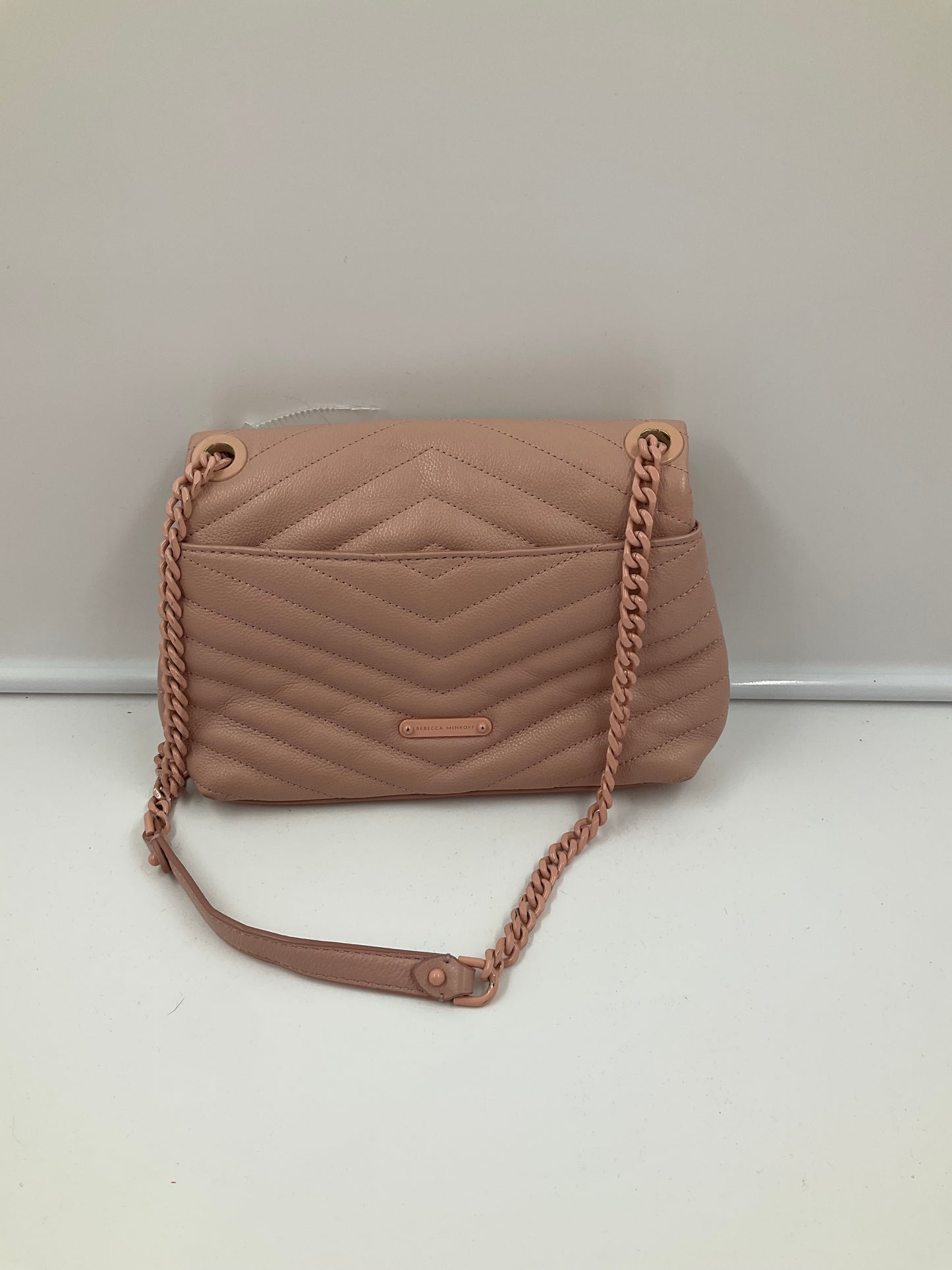 Crossbody Designer By Rebecca Minkoff In Pink, Size:Medium