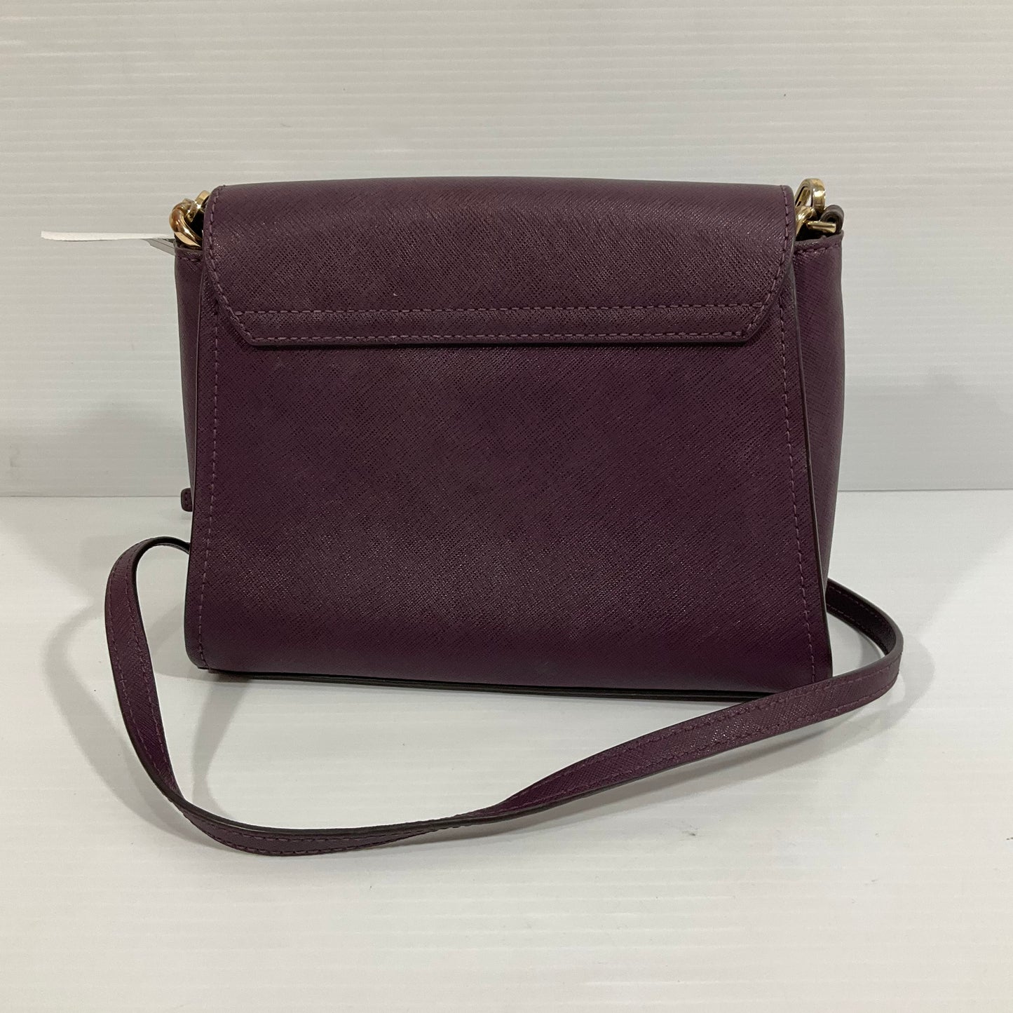 Crossbody Designer By Michael Kors In Purple, Size:Medium
