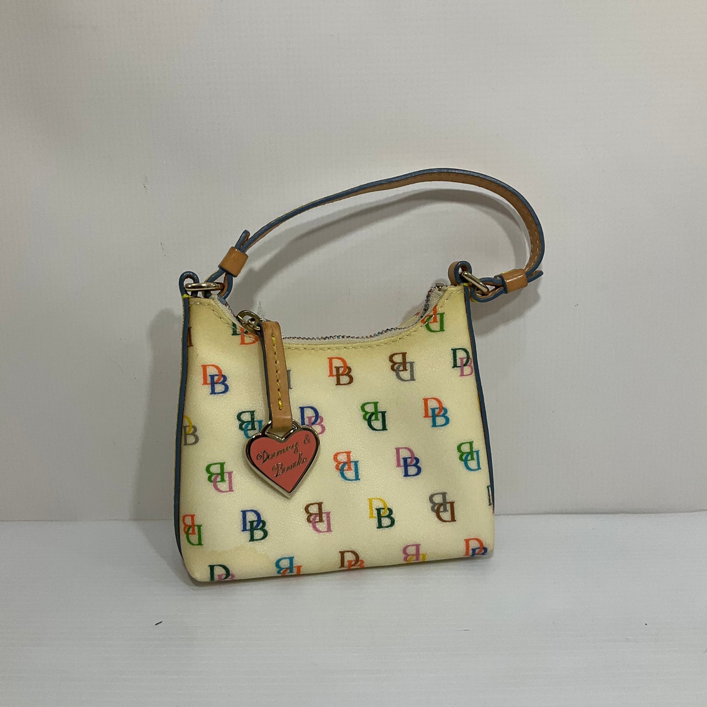 Handbag Designer By Dooney And Bourke In Tan, Size:Small