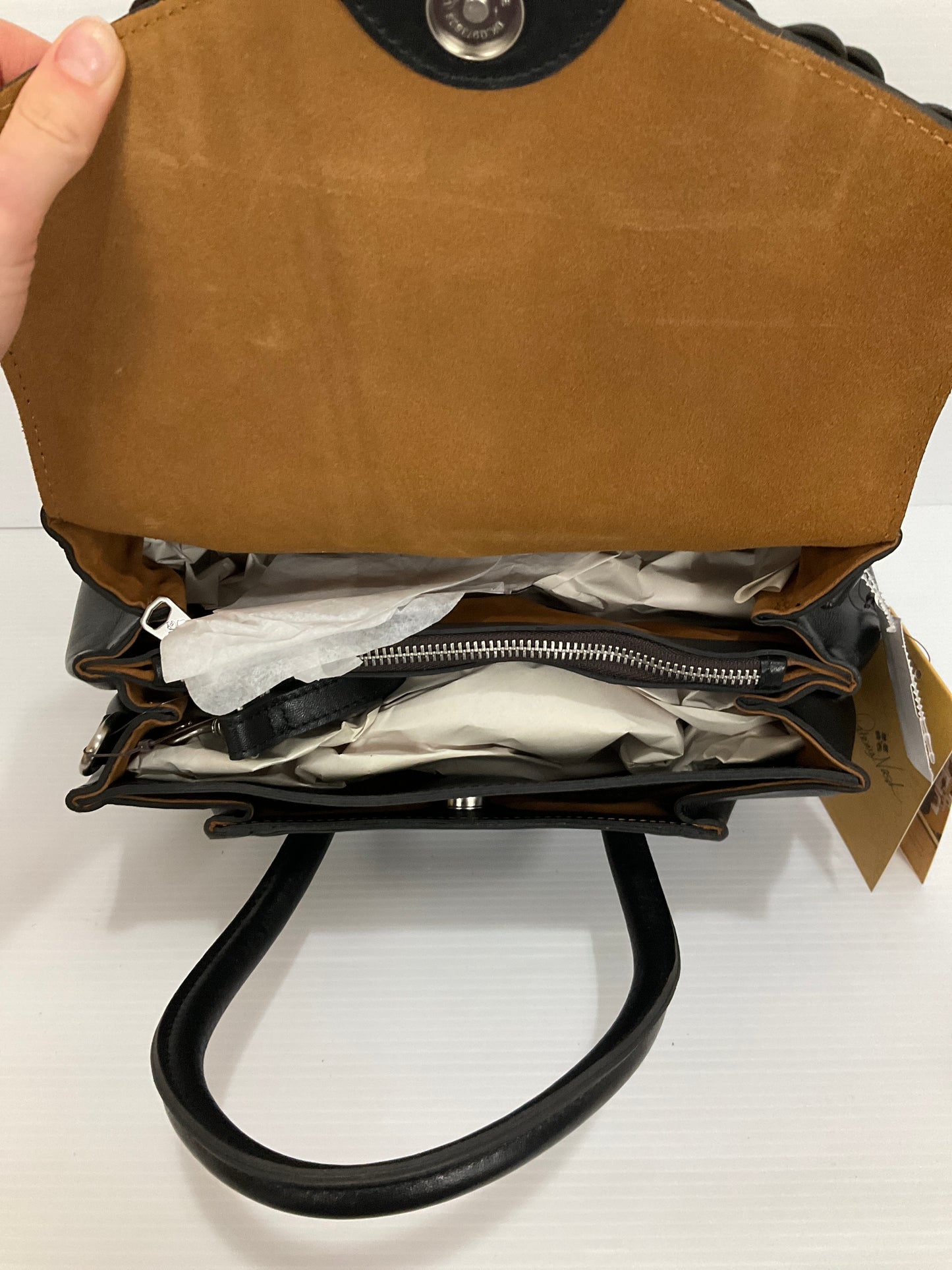 Crossbody Designer By Patricia Nash In Black, Size:Medium