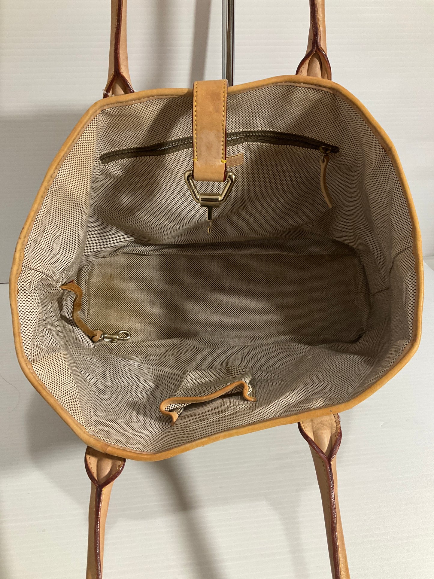 Handbag Designer By Dooney And Bourke In Brown, Size:Medium