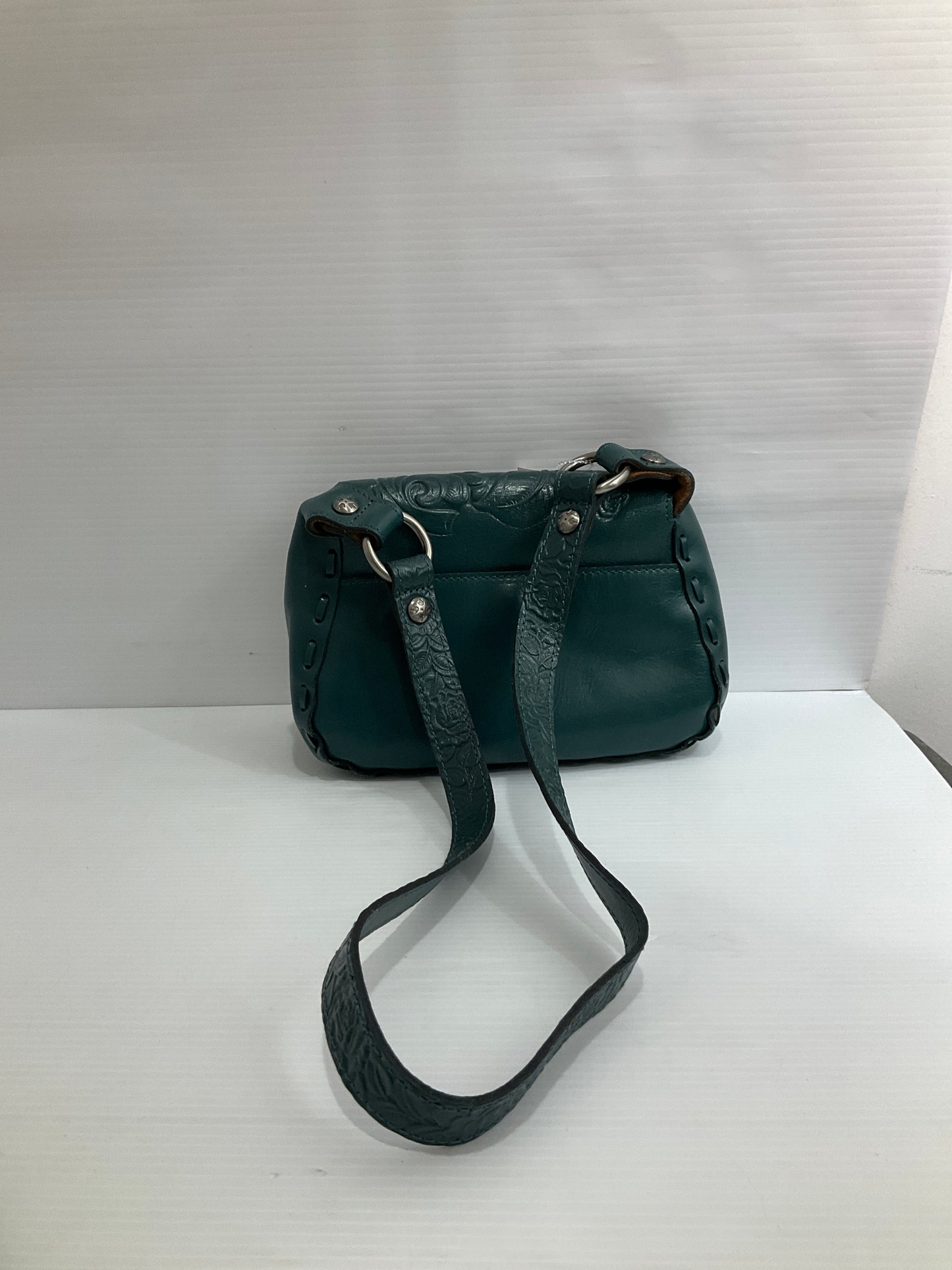 Crossbody Designer By Patricia Nash In Green, Size:Small