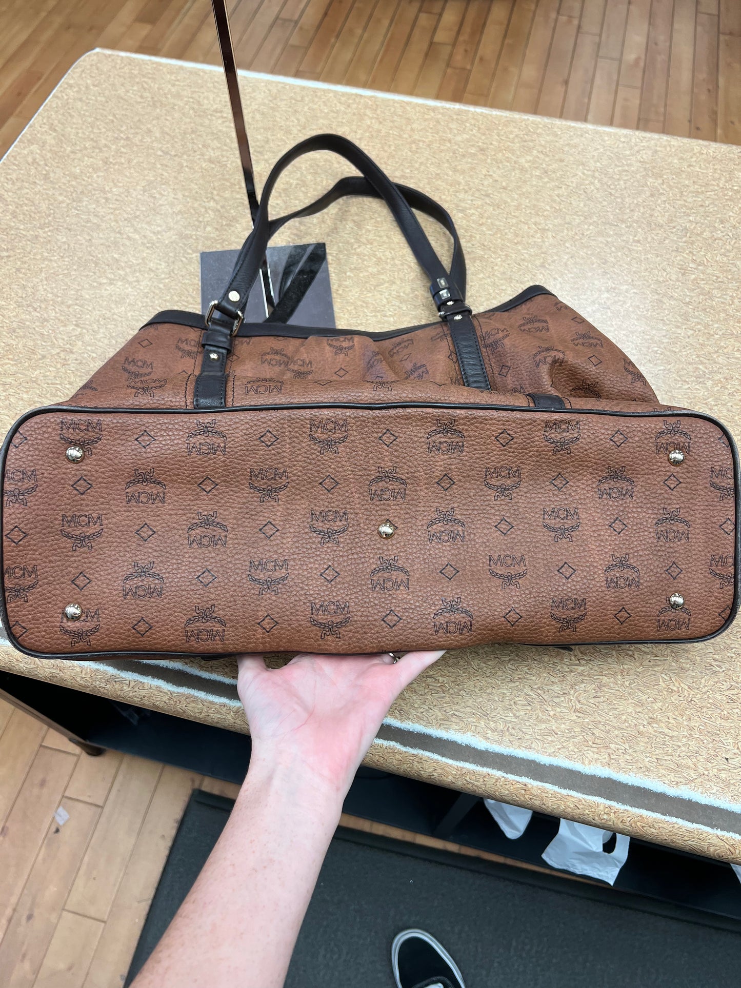 HANDBAG LUXURY DESIGNER by MCM In BROWN, Size: LARGE