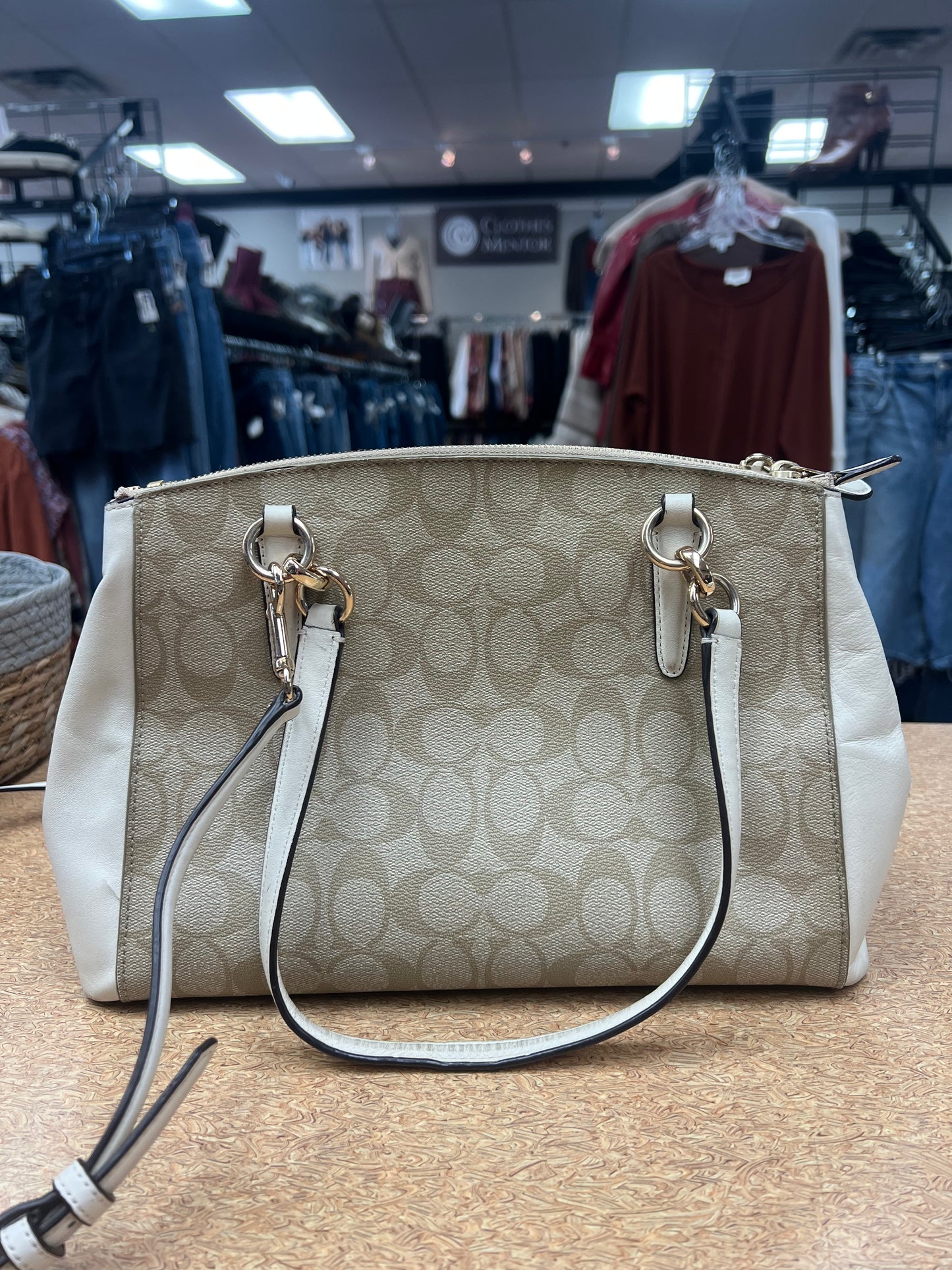 CROSSBODY DESIGNER by COACH In CREAM, Size: MEDIUM