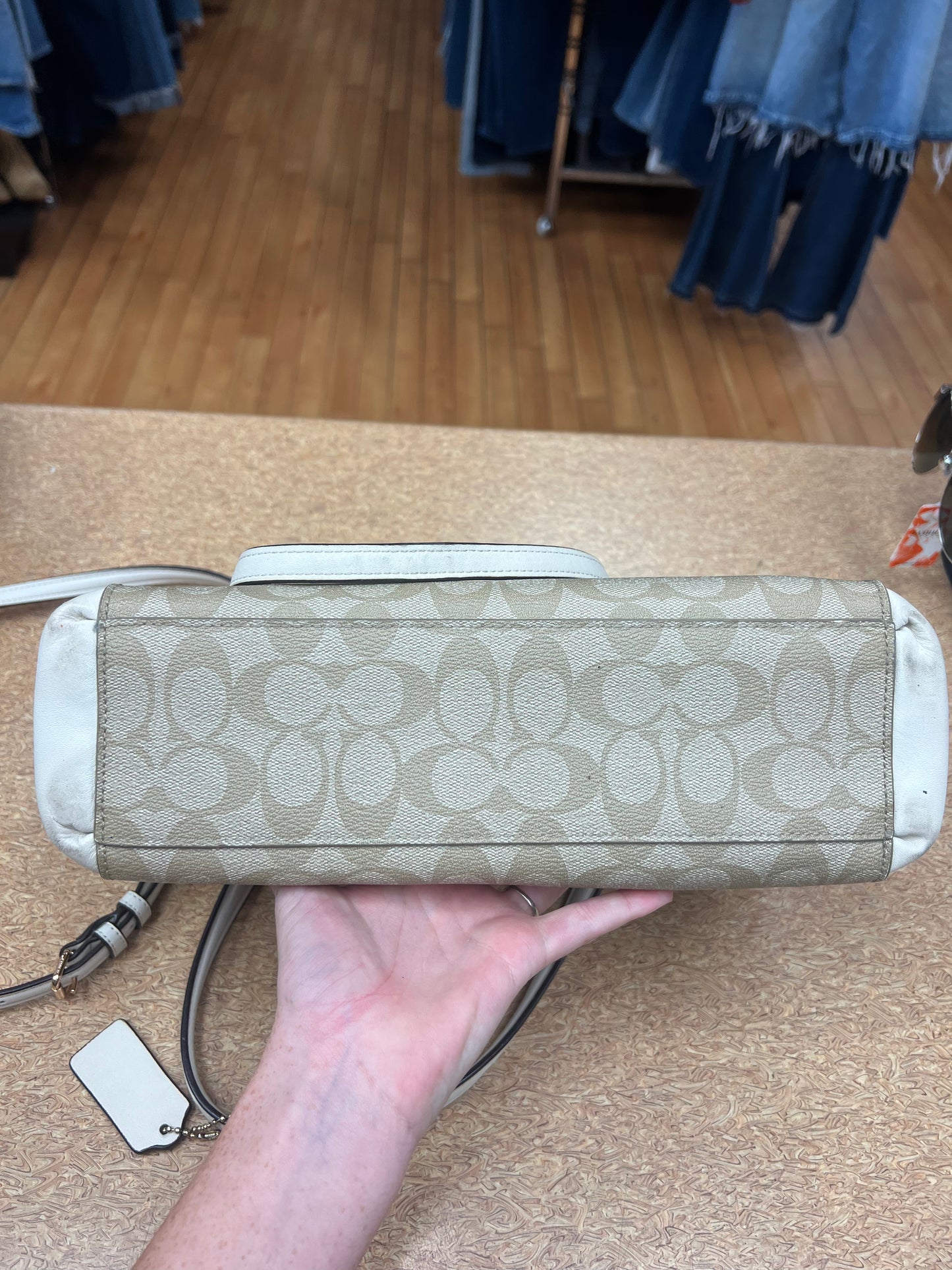 CROSSBODY DESIGNER by COACH In CREAM, Size: MEDIUM