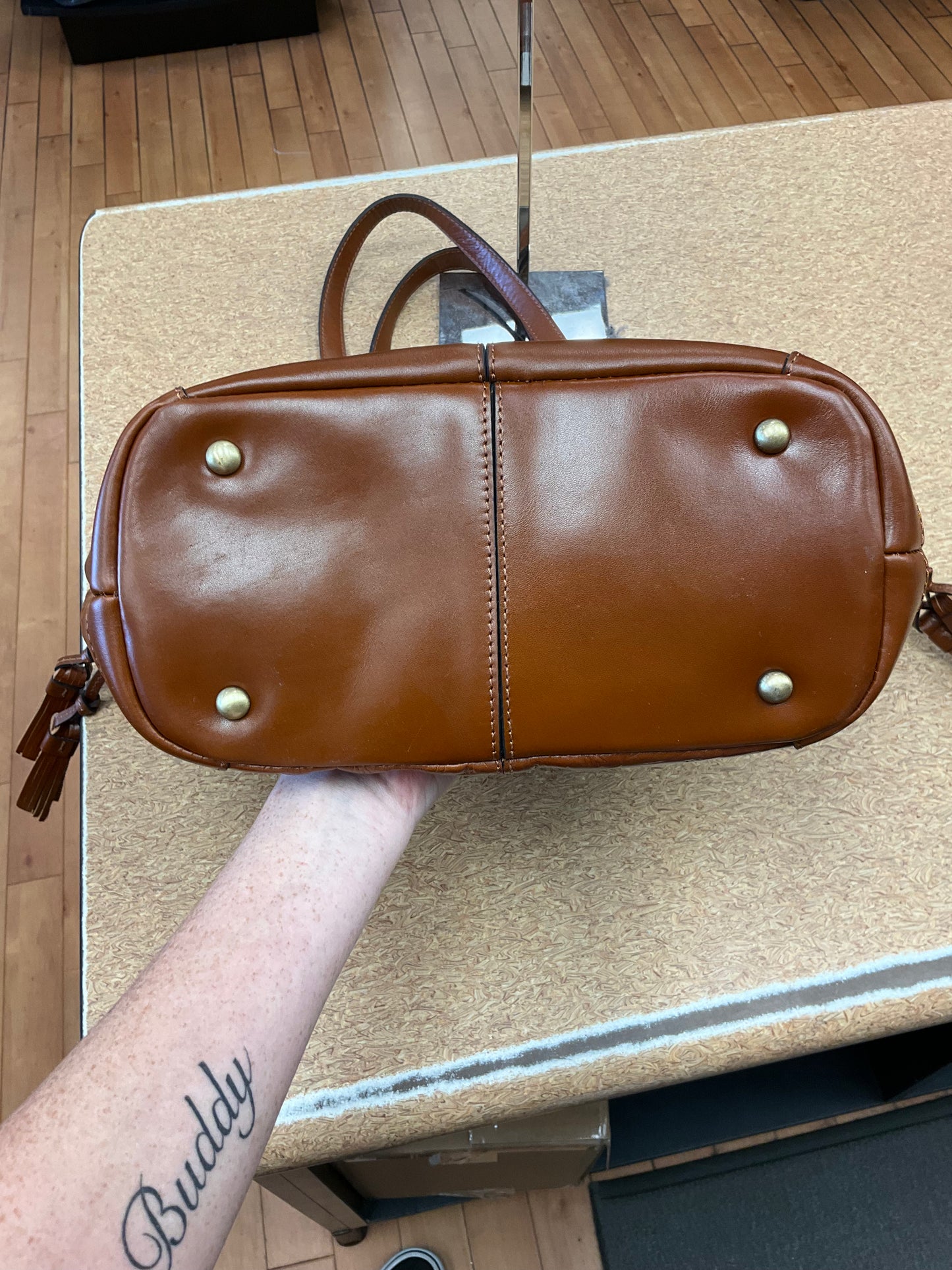 Handbag Designer By Patricia Nash In Brown, Size:Large