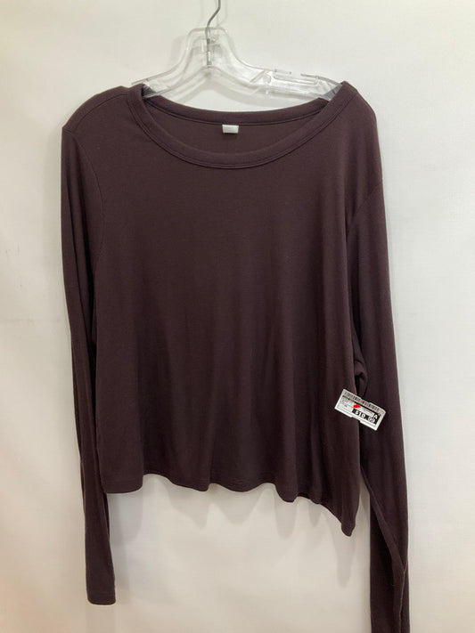 Athletic Top Long Sleeve Crewneck By Old Navy  Size: 3x