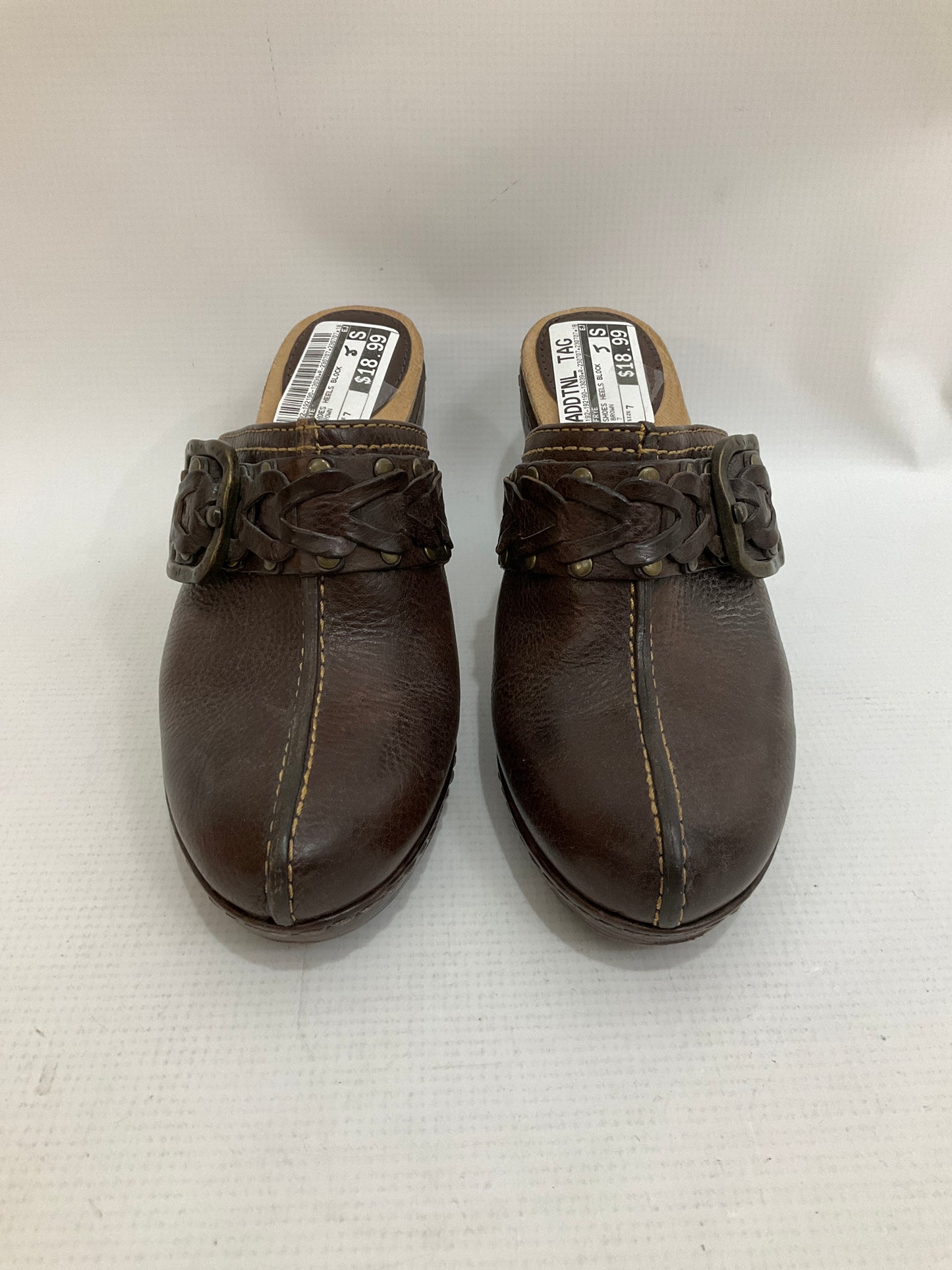 Shoes Heels Block By Frye Size: 7