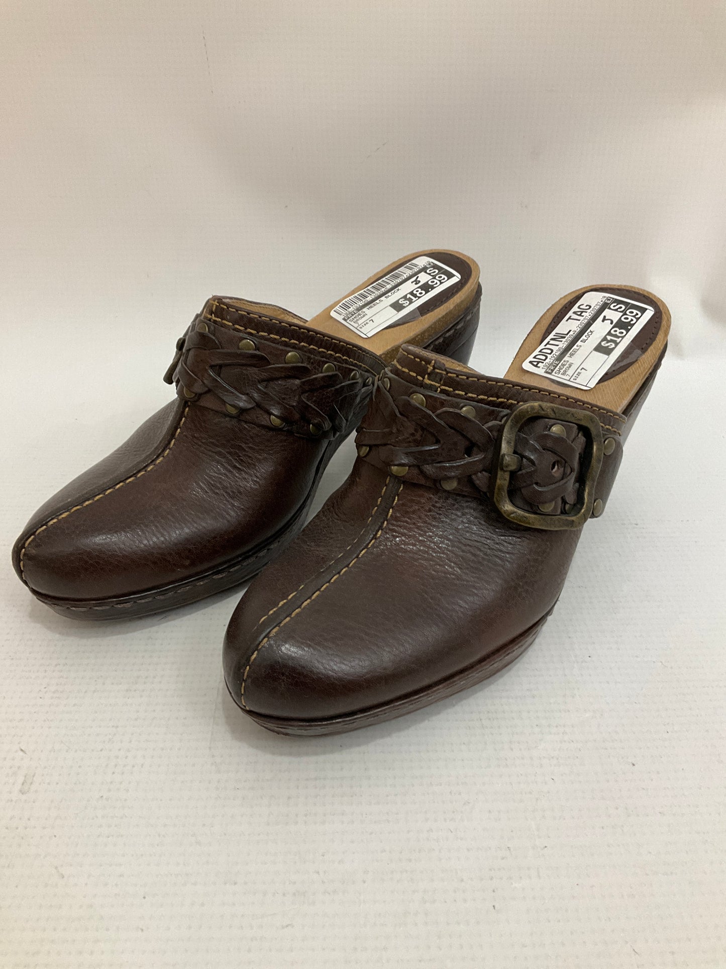 Shoes Heels Block By Frye Size: 7