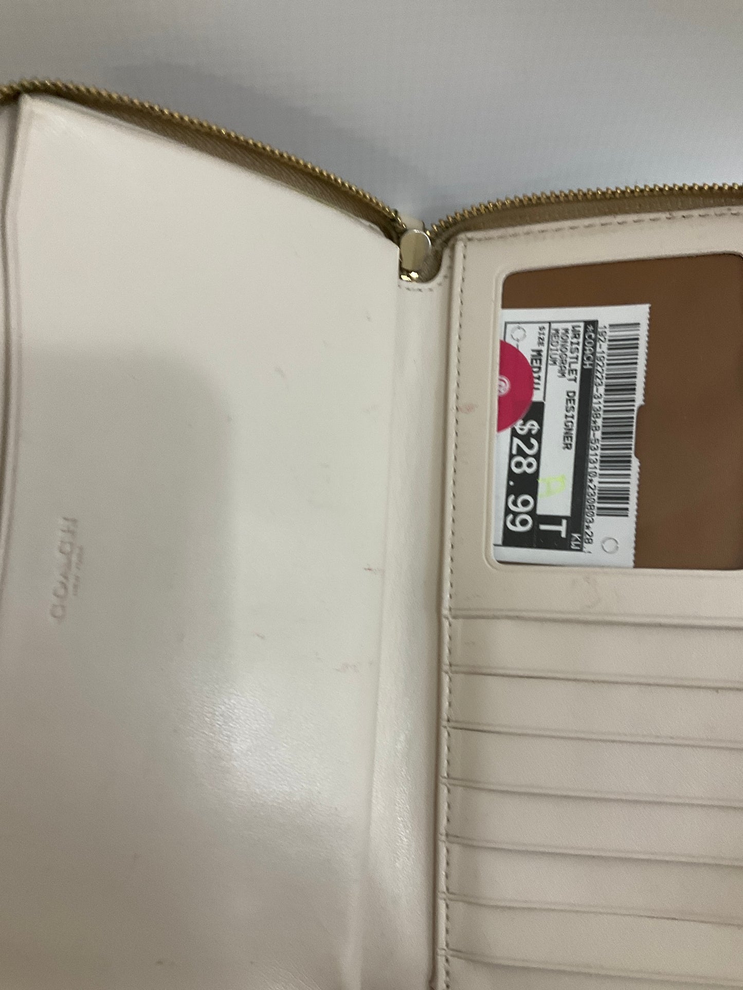 Wristlet Designer By Coach Size: Medium