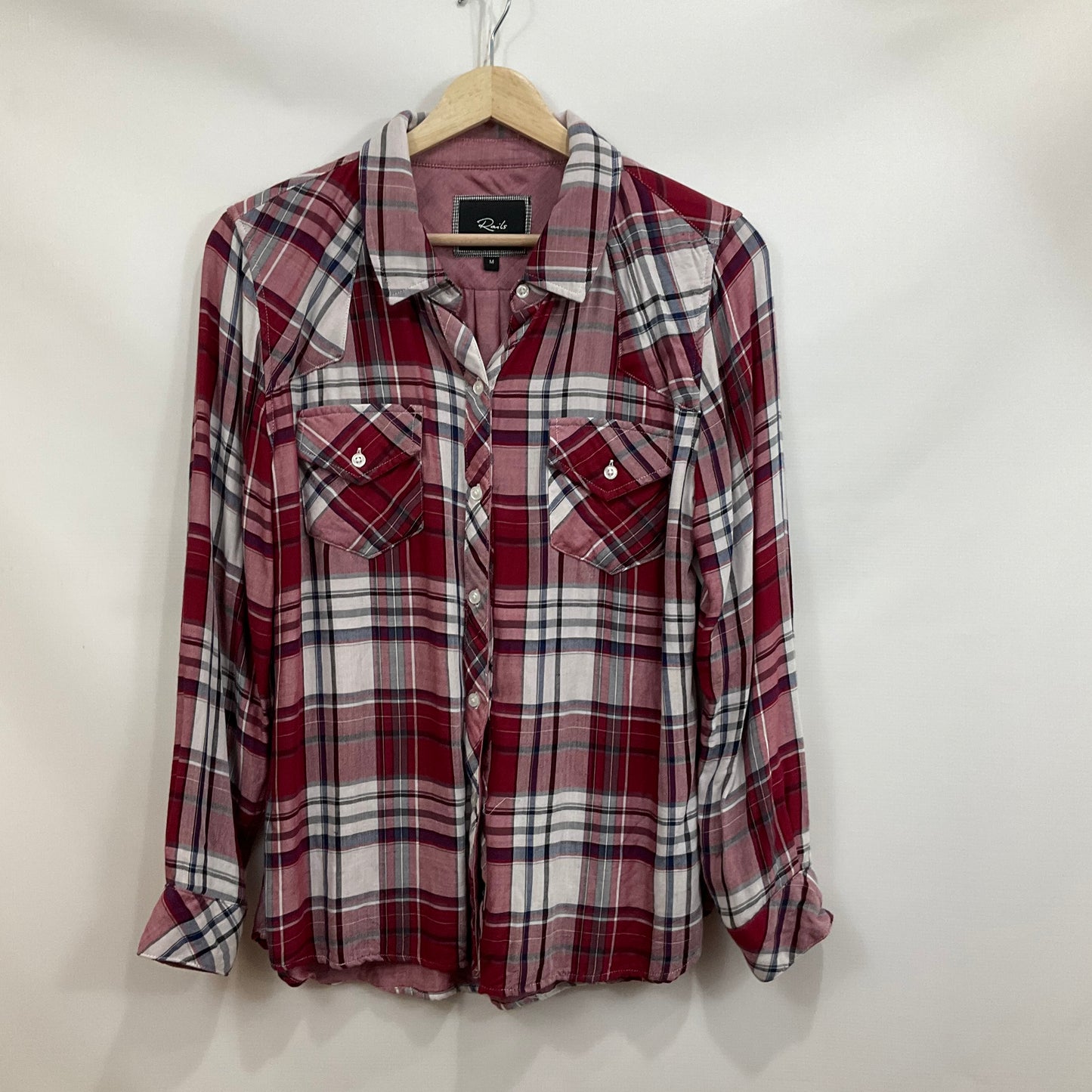 Top Long Sleeve By Rails Size: M