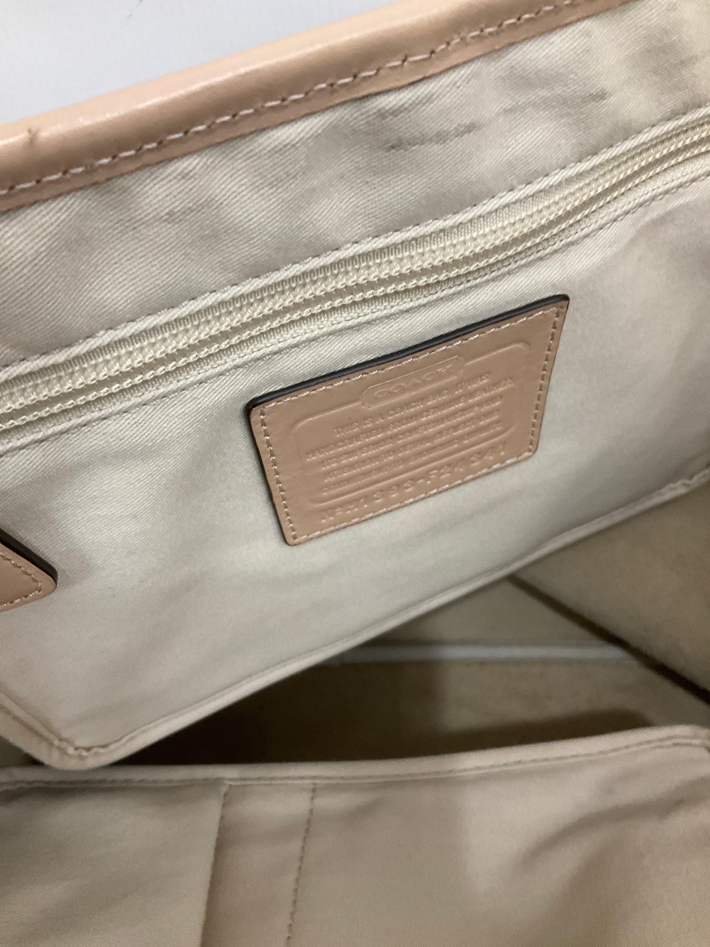 Tote Designer By Coach Size: Medium