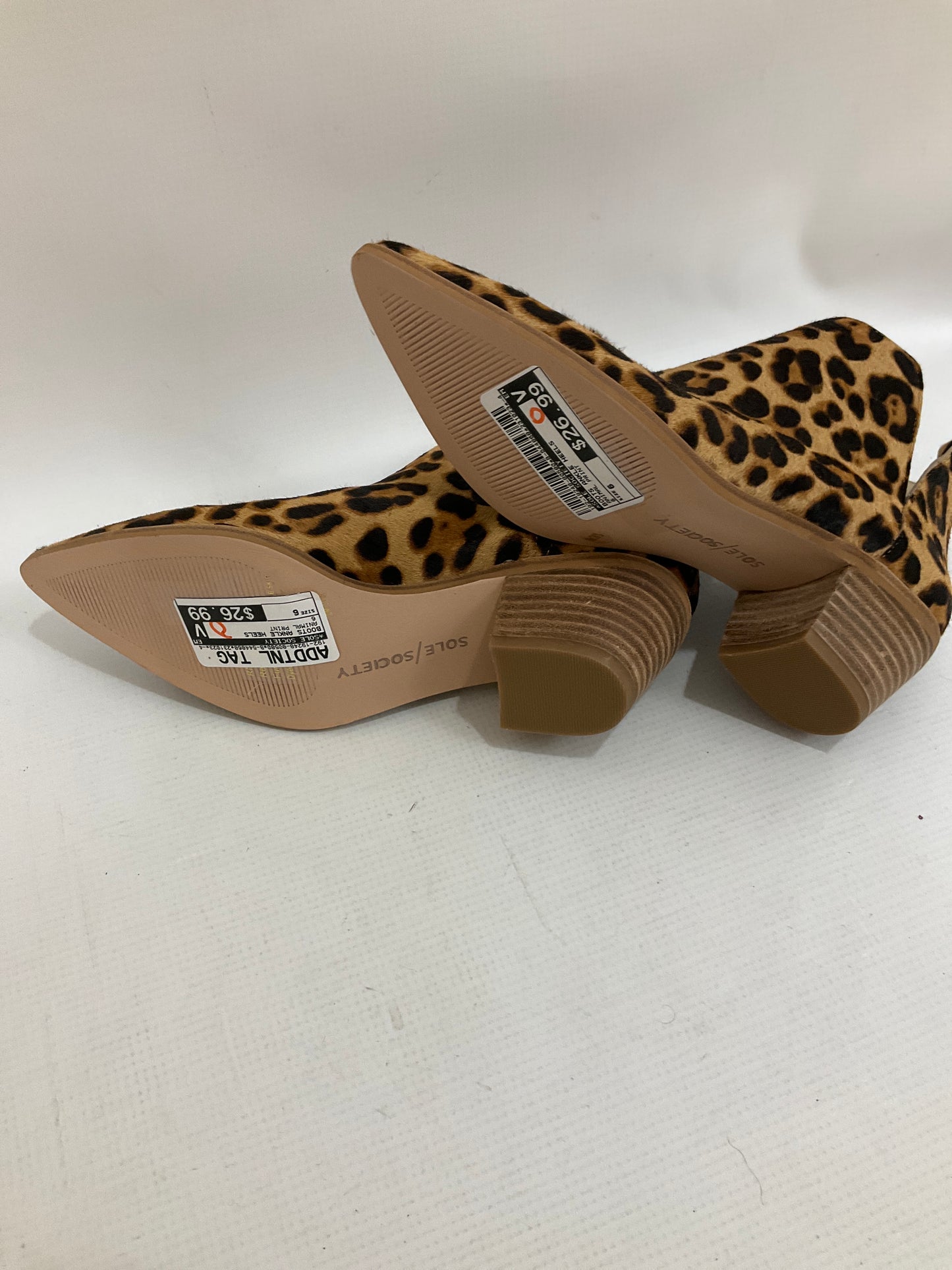 Boots Ankle Heels By Sole Society Size: 6