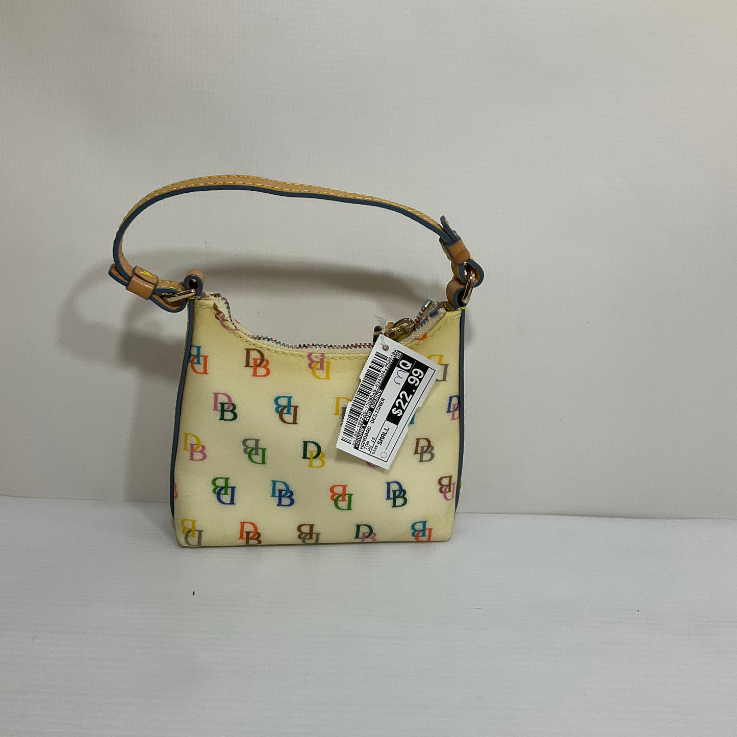 Handbag Designer By Dooney And Bourke In Tan, Size:Small