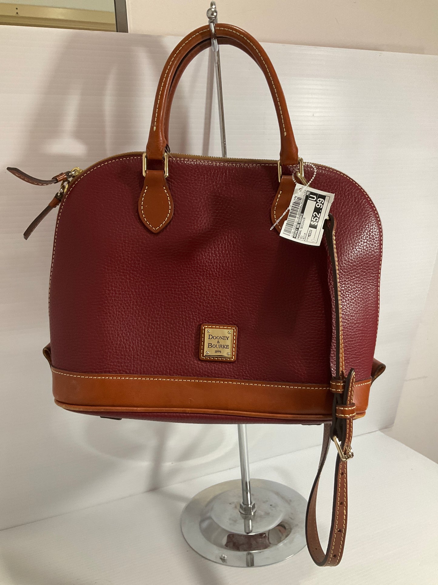 Handbag Designer By Dooney And Bourke In Red, Size:Medium