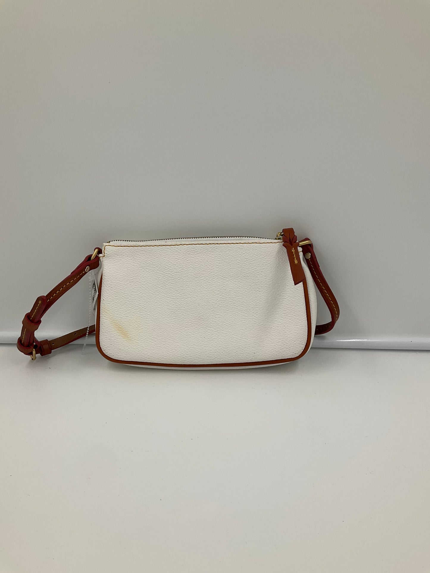 Handbag Designer By Dooney And Bourke In White, Size:Small