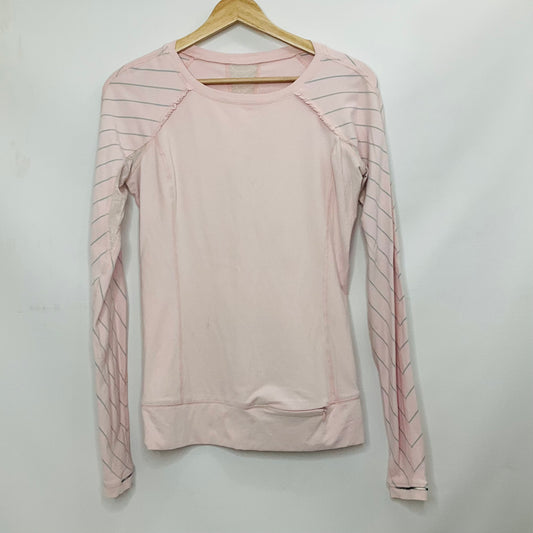 Pink Athletic Top Long Sleeve Crewneck Lululemon, Size 6