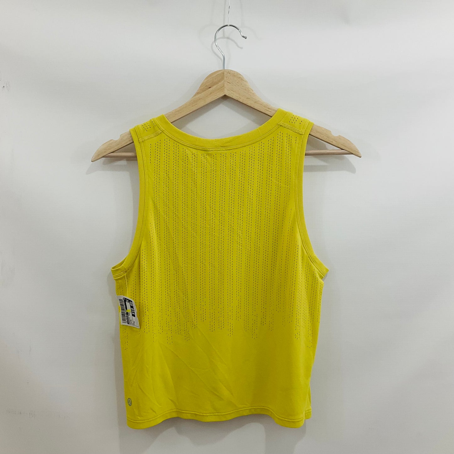 Athletic Tank Top By Lululemon In Yellow, Size: 6