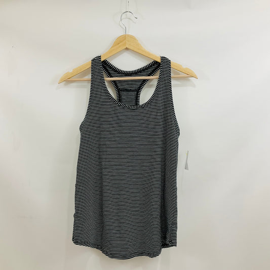 Athletic Tank Top By Lululemon In Black & White, Size: 6