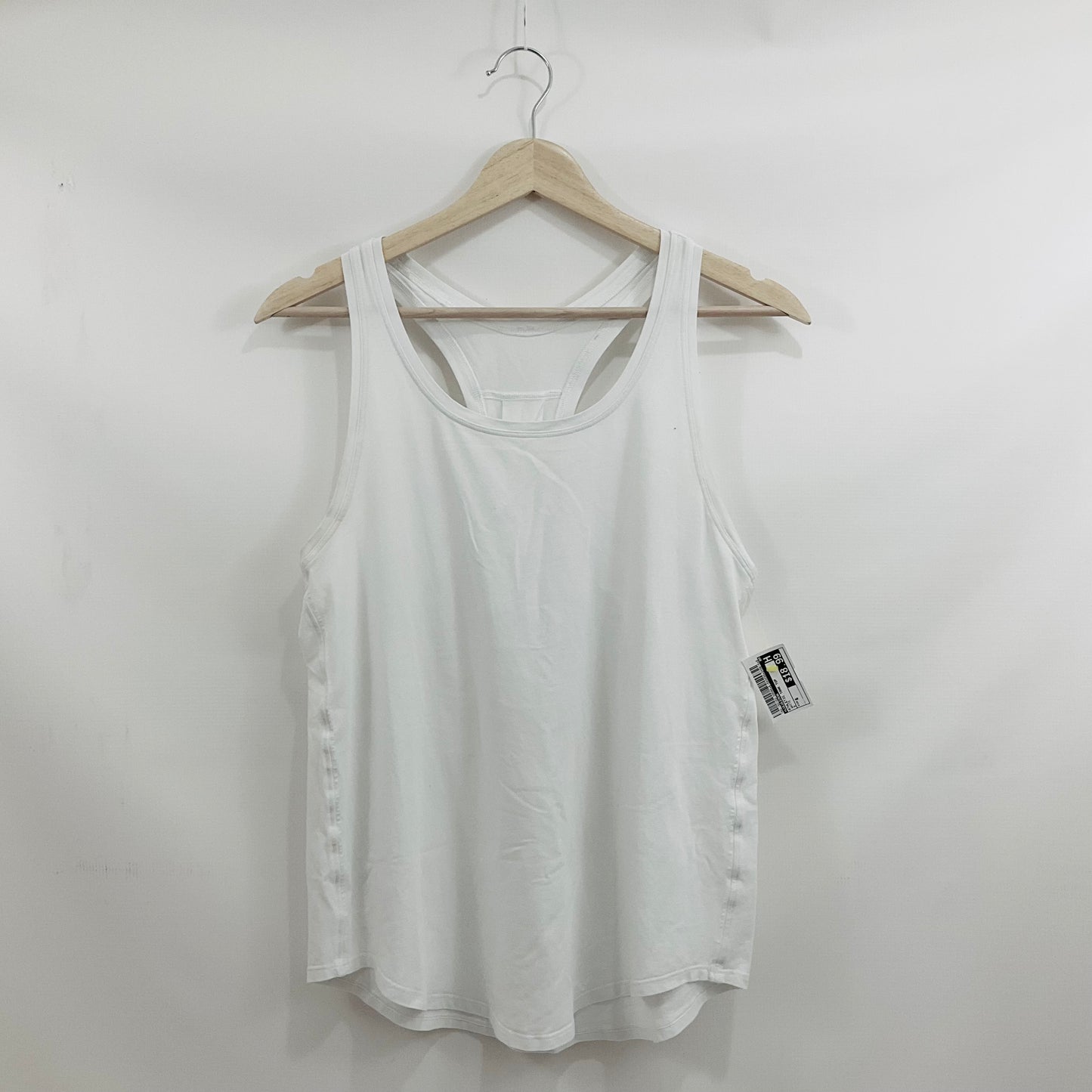 Athletic Tank Top By Lululemon In White, Size: 6